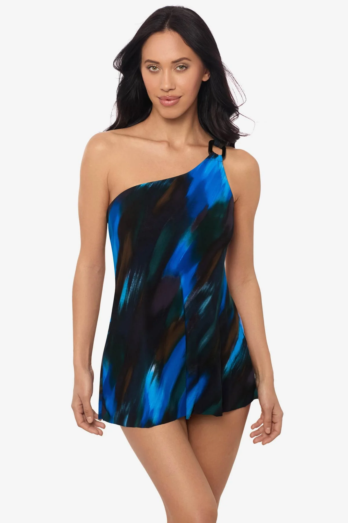 Amal Swim Dress in Swipe Right - Image 3