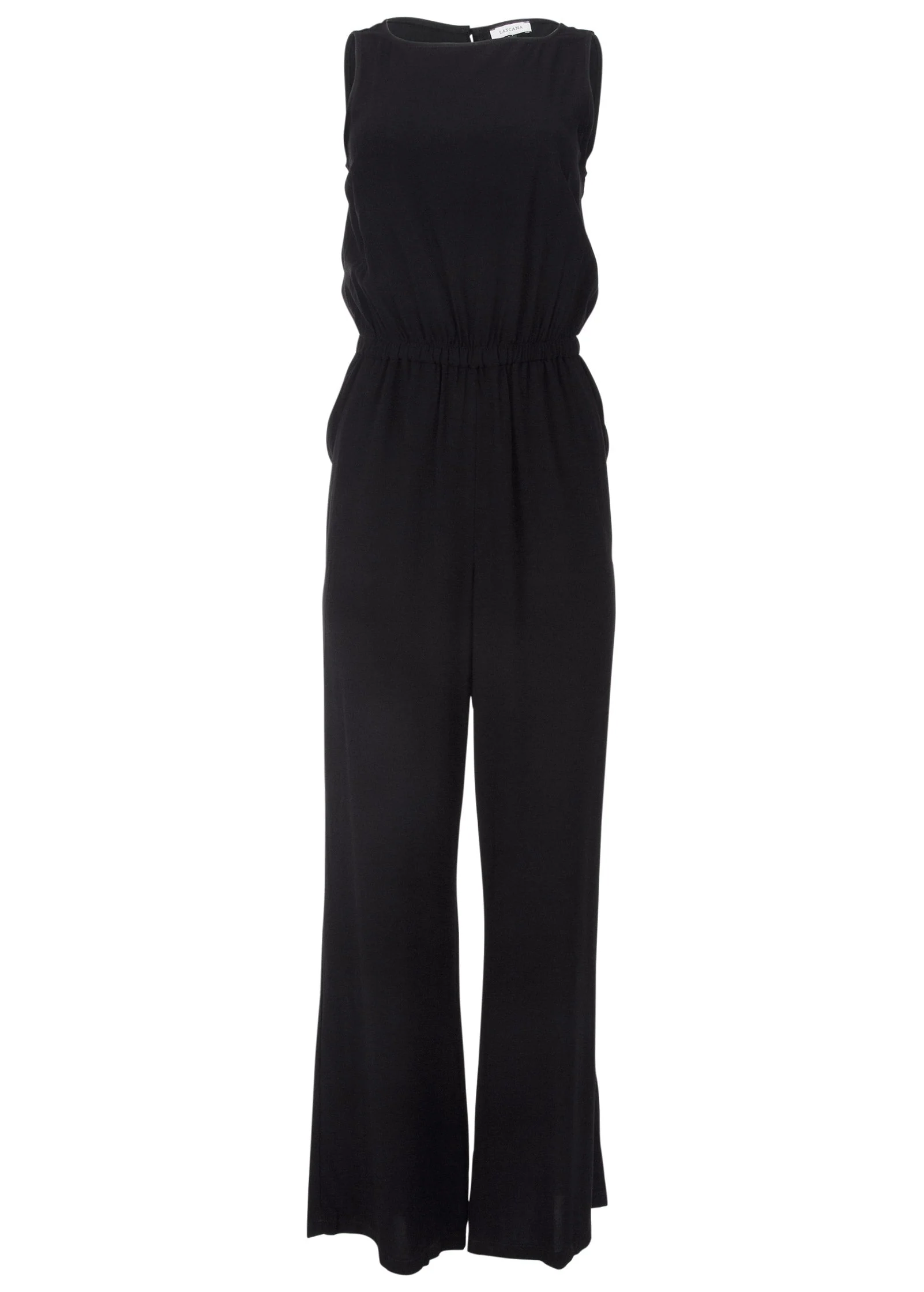 Sleeveless Jumpsuit - Black - Image 4