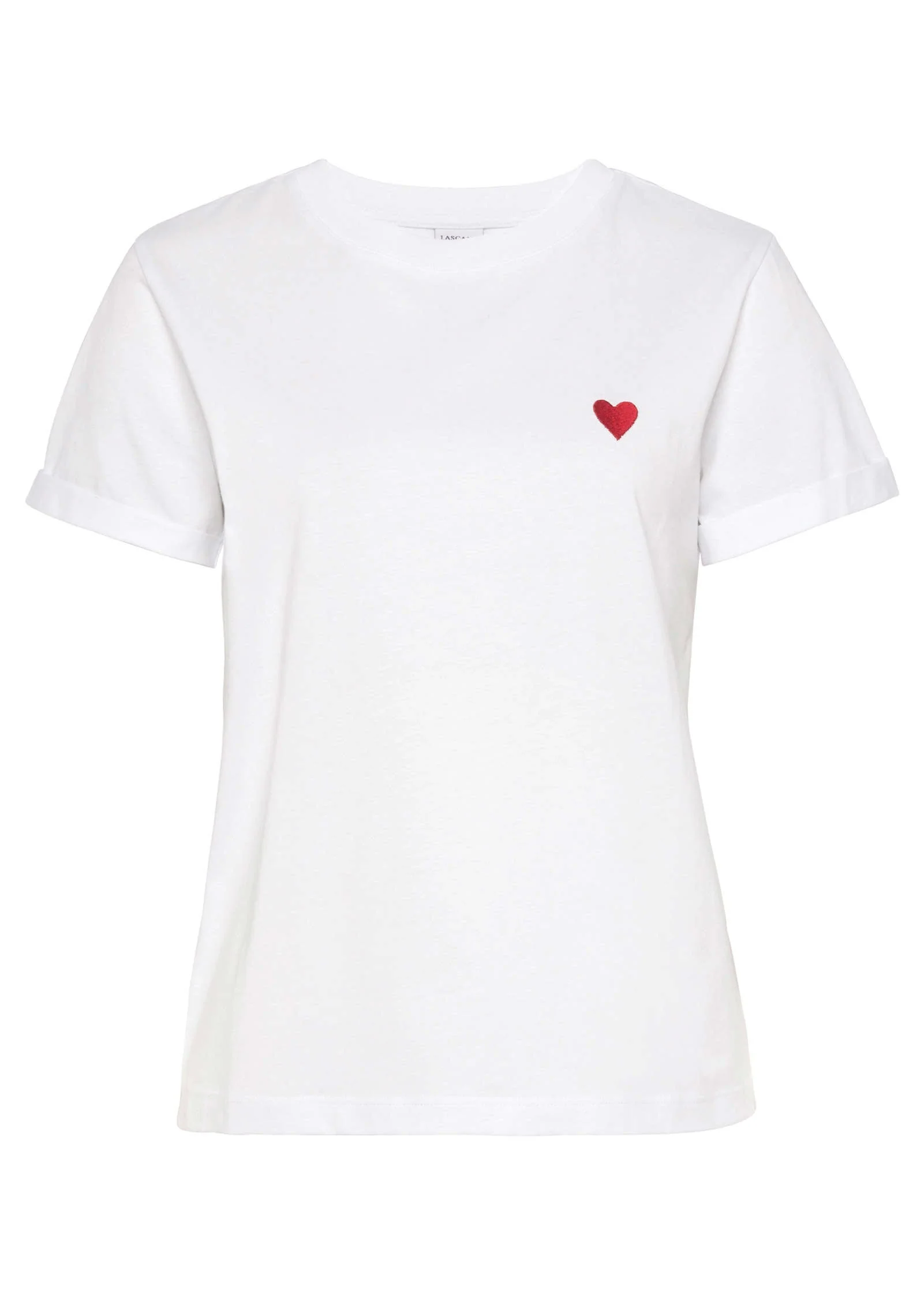 Heart Graphic Tee - White - Image 2