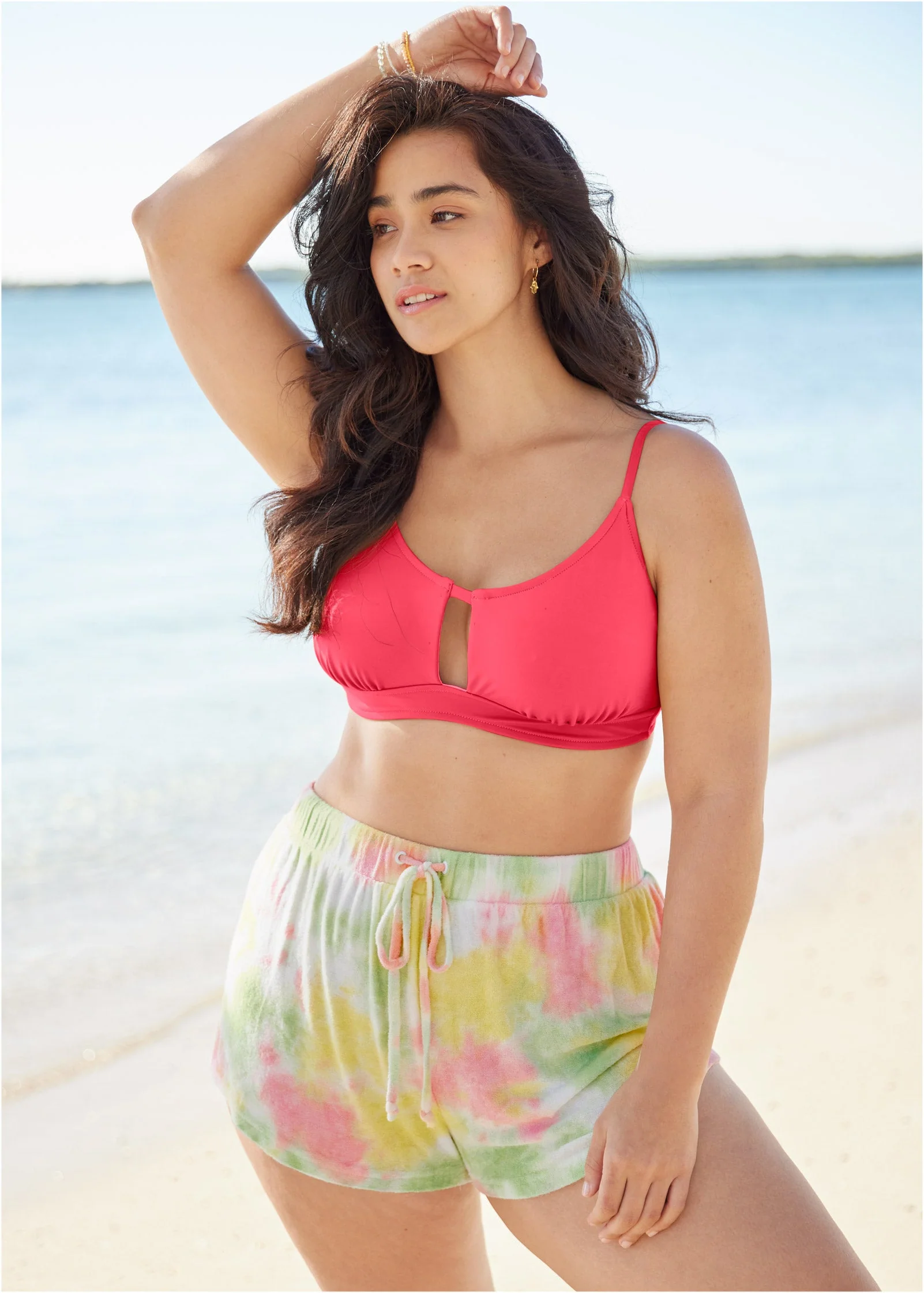 Terry Cover-Up Shorts - Tie Dye Oh My - Image 4