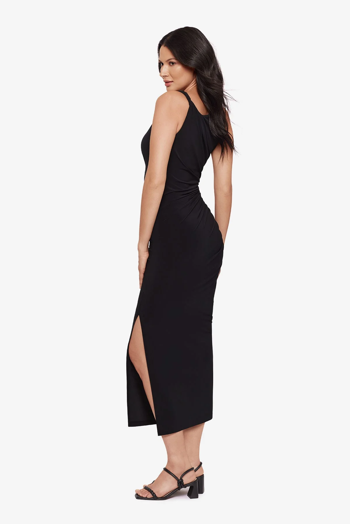 Maxi Shaping Dress in Black - Image 4