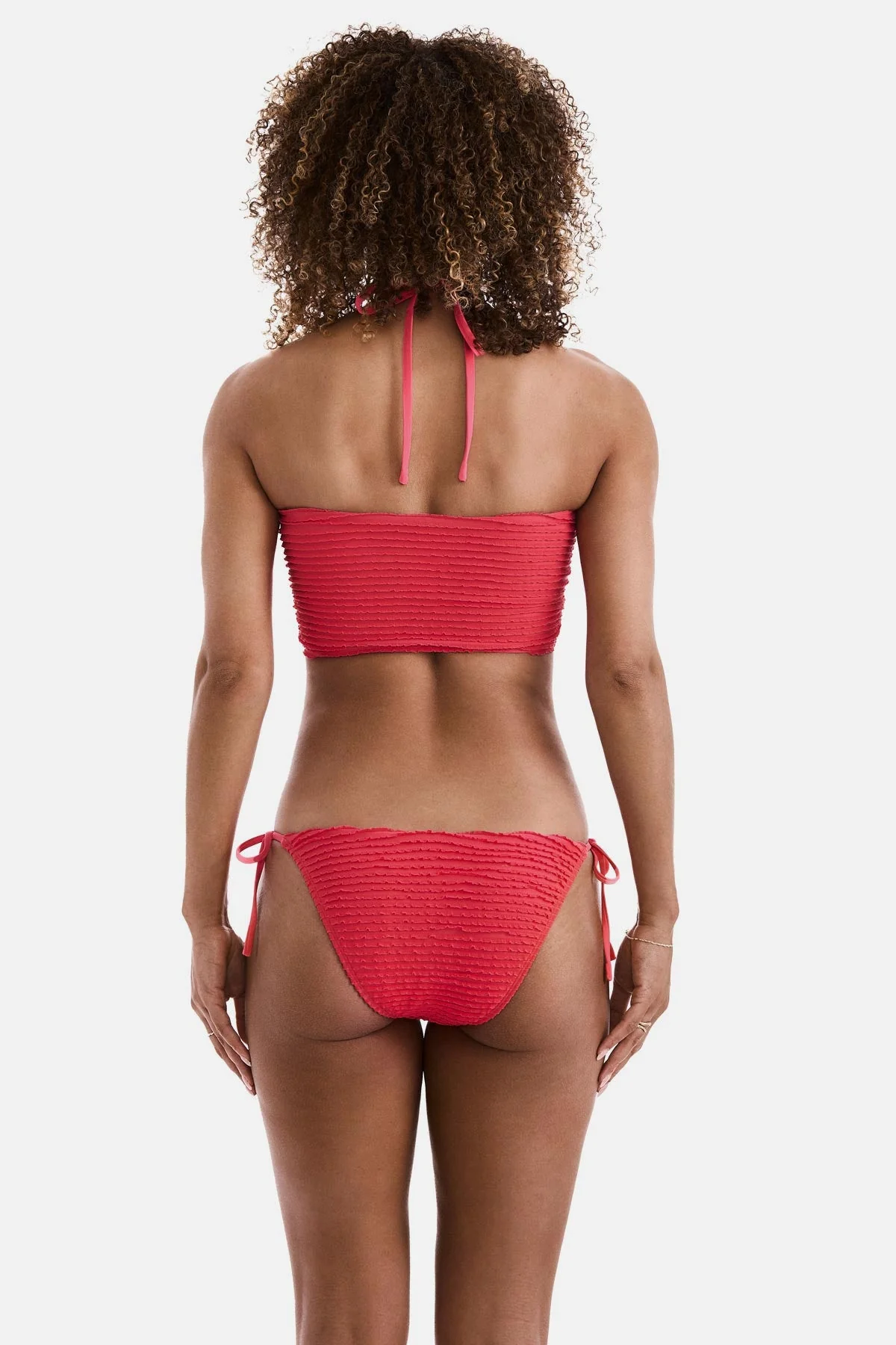 Hayden Midkini - Baby Ruffle Hot Coral - Image 3