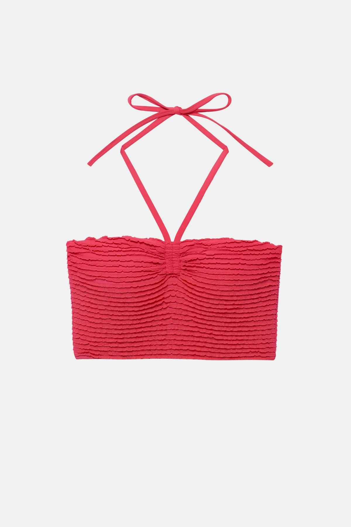 Hayden Midkini - Baby Ruffle Hot Coral - Image 4