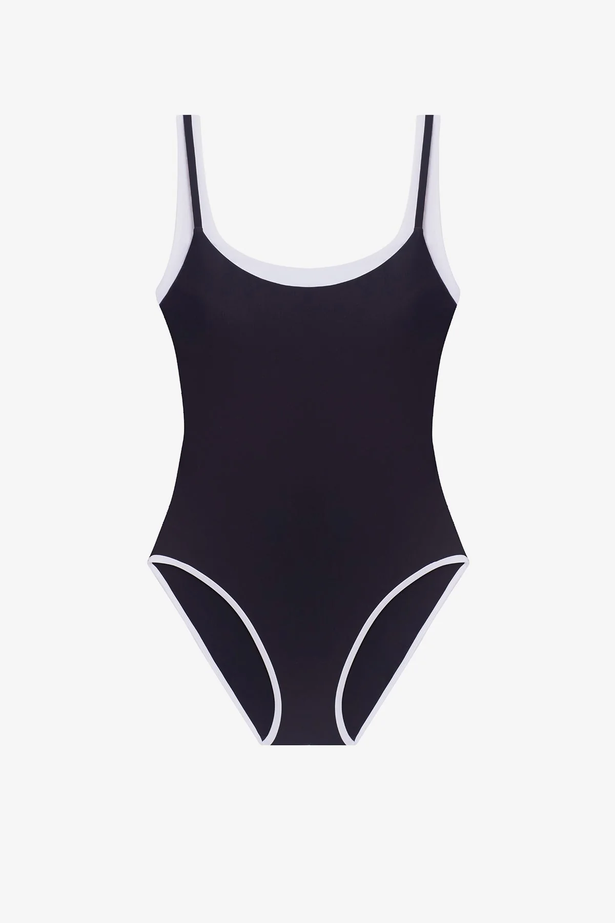 Drift One Piece - Black/White Layered Solids - Image 6