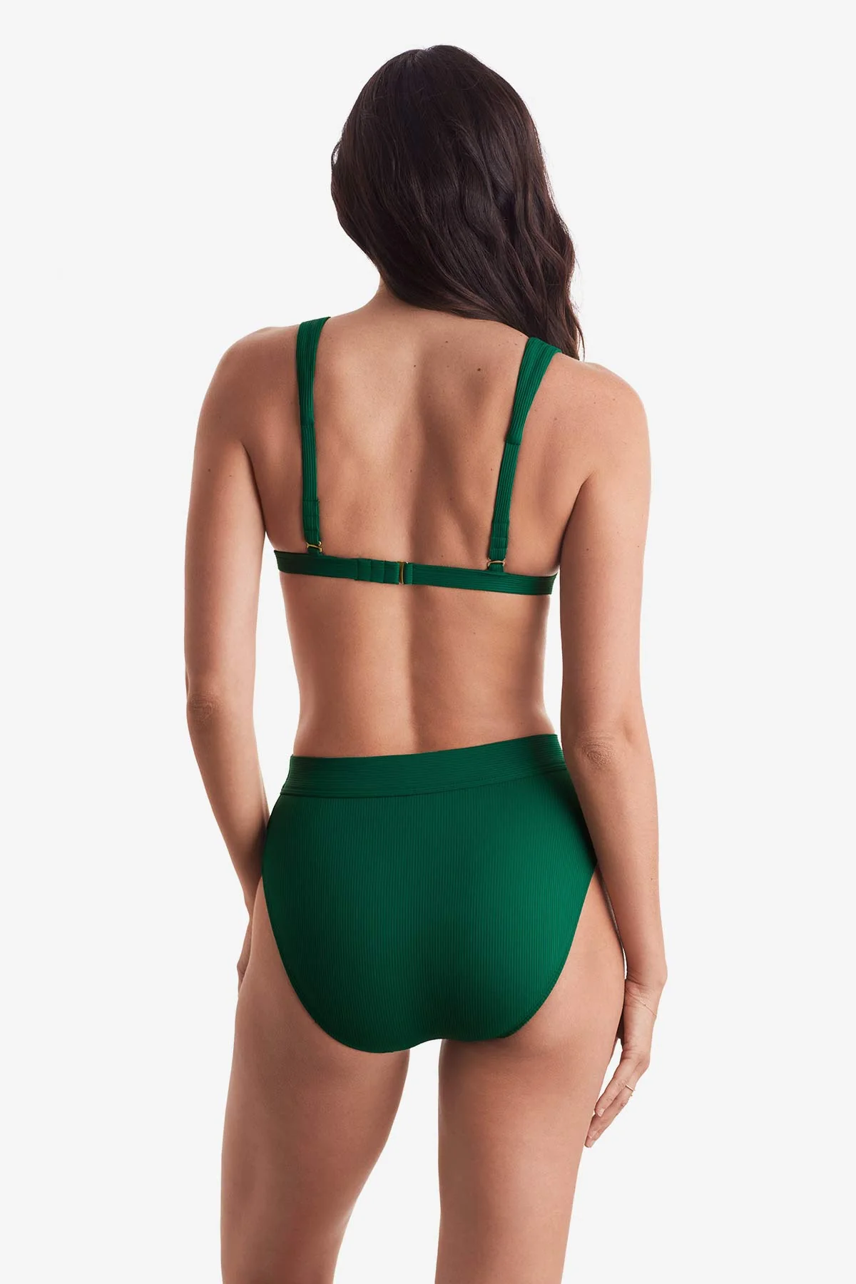 Dakota Bra - Emerald Lido Rib - Image 3