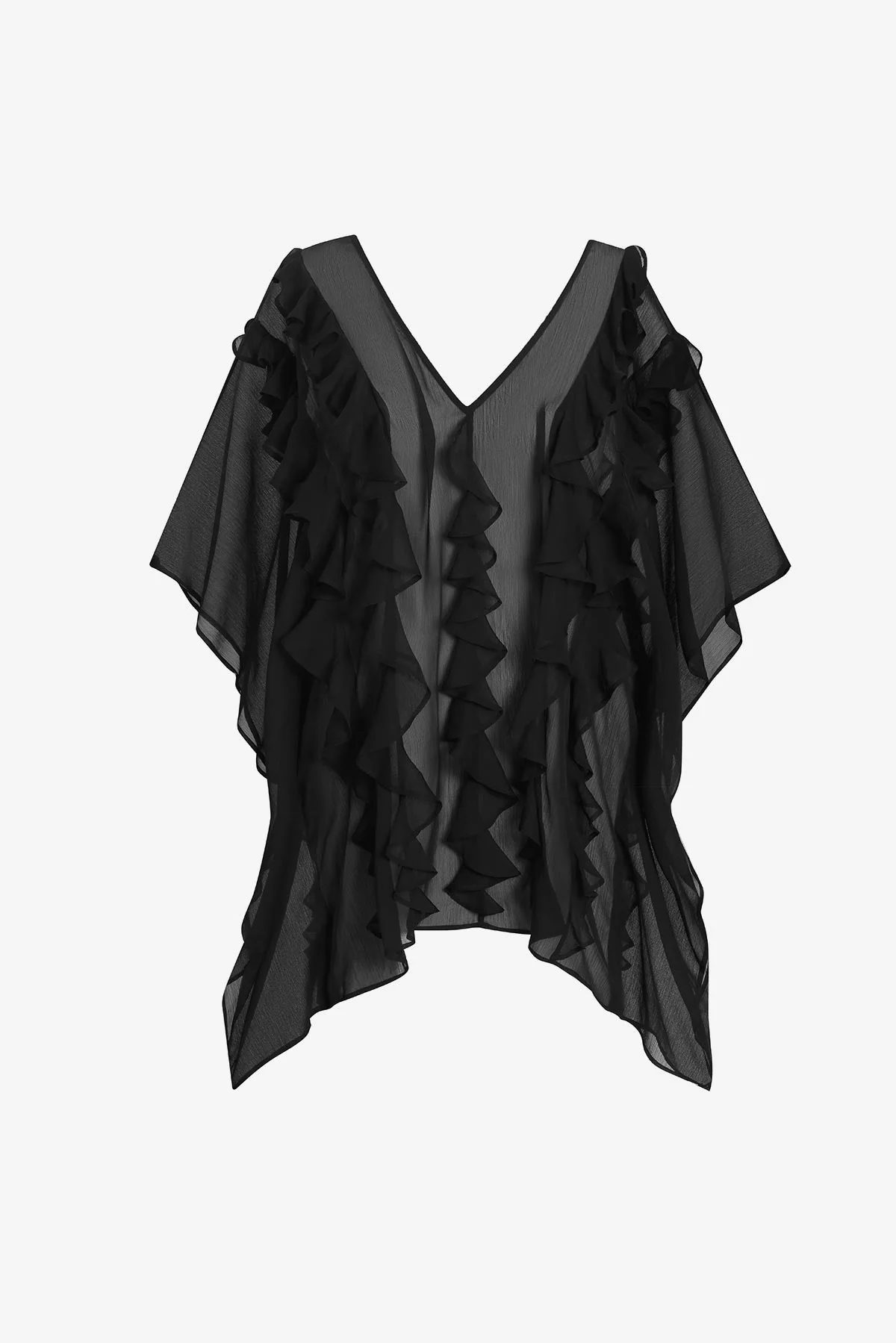 Breeze Poncho - Black - Image 5