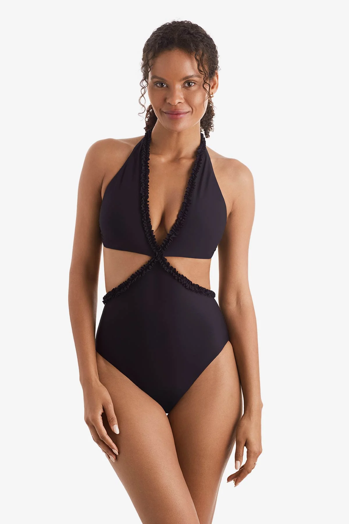 Sonny Cutaway One Piece - Black - Image 2