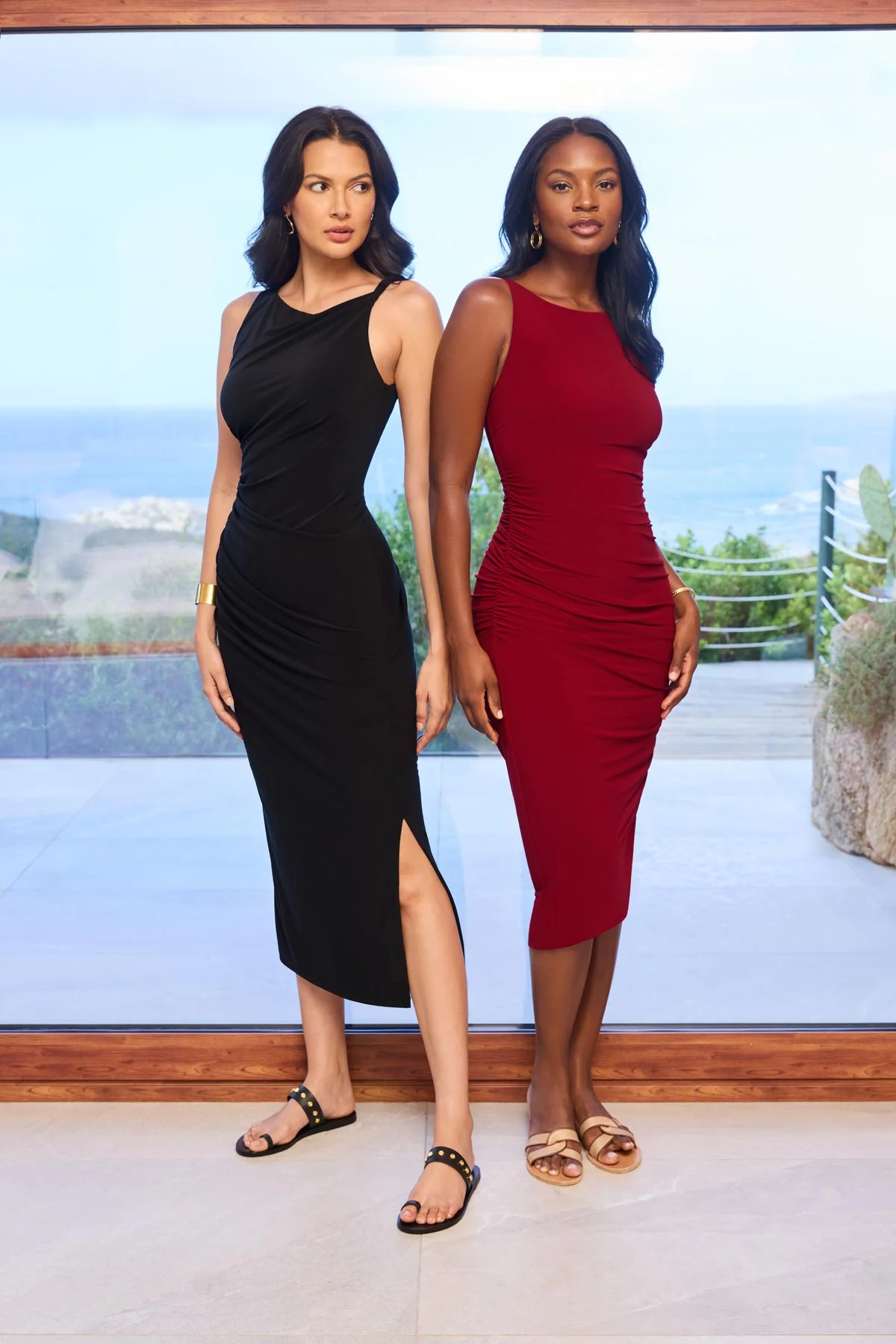 Regi Shaping Dress in Black - Image 5