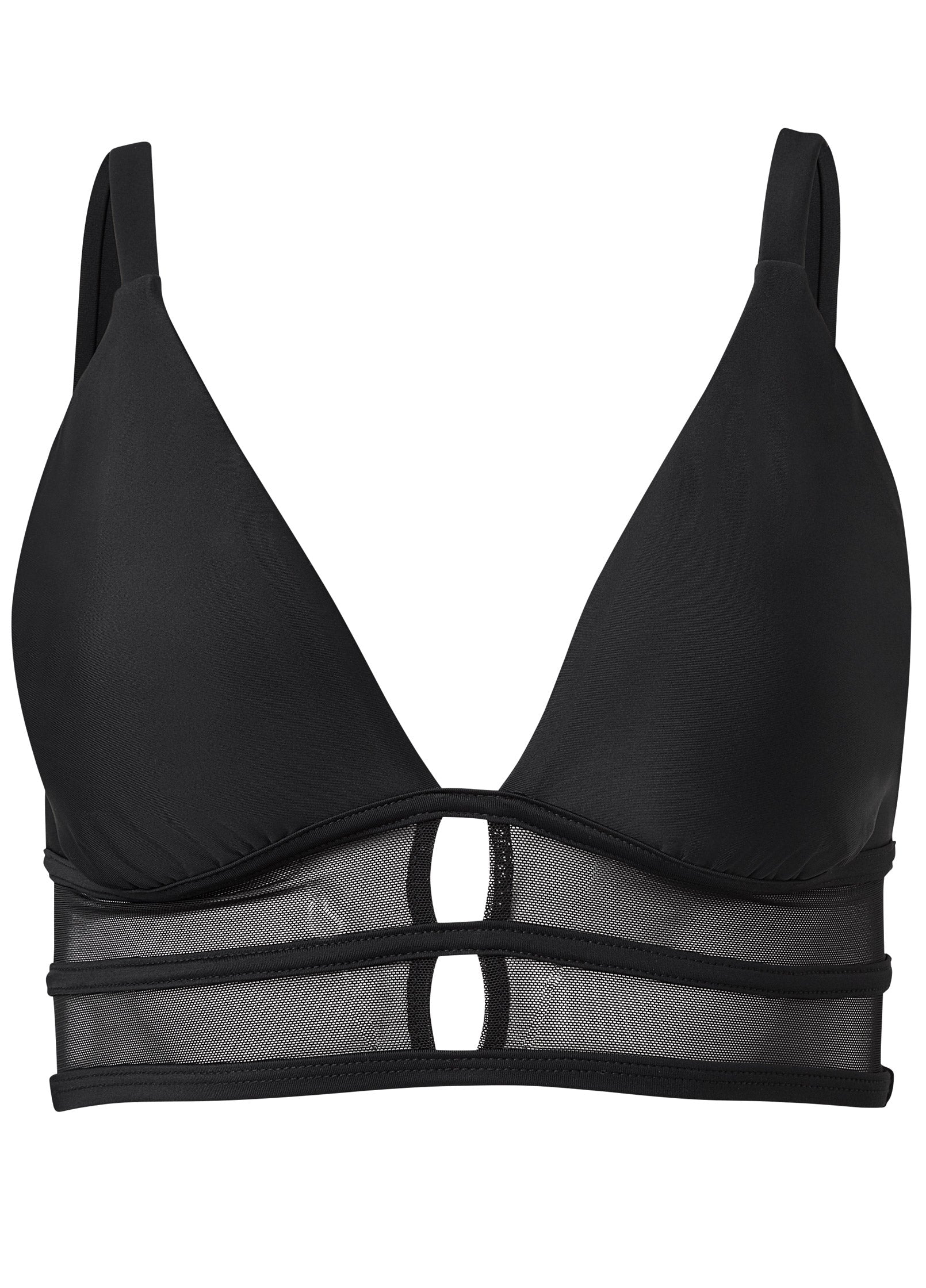 Long Line Bikini Top - Black Beauty - Image 3