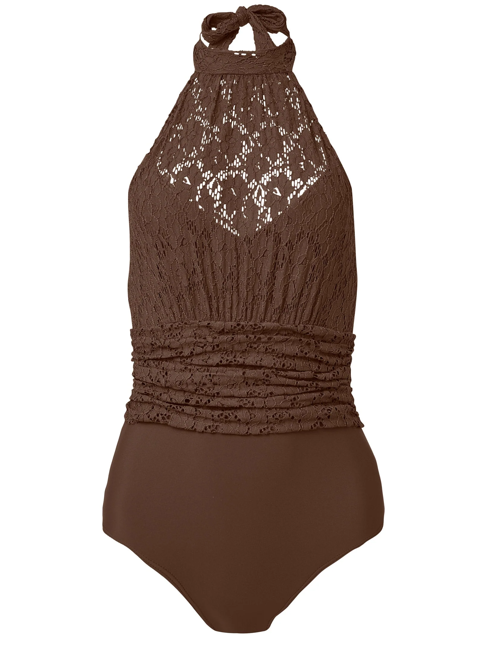 Lace One-Piece - Lace Mocha - Image 3