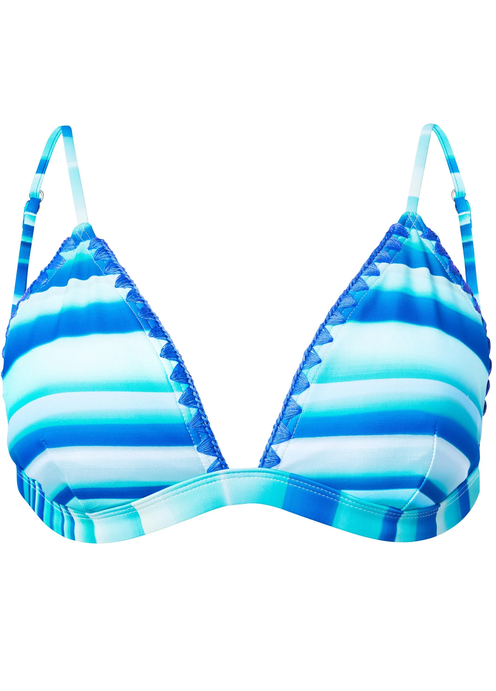 TASSEL AND STITCH TRIANGLE TOP - Seascape - Image 3