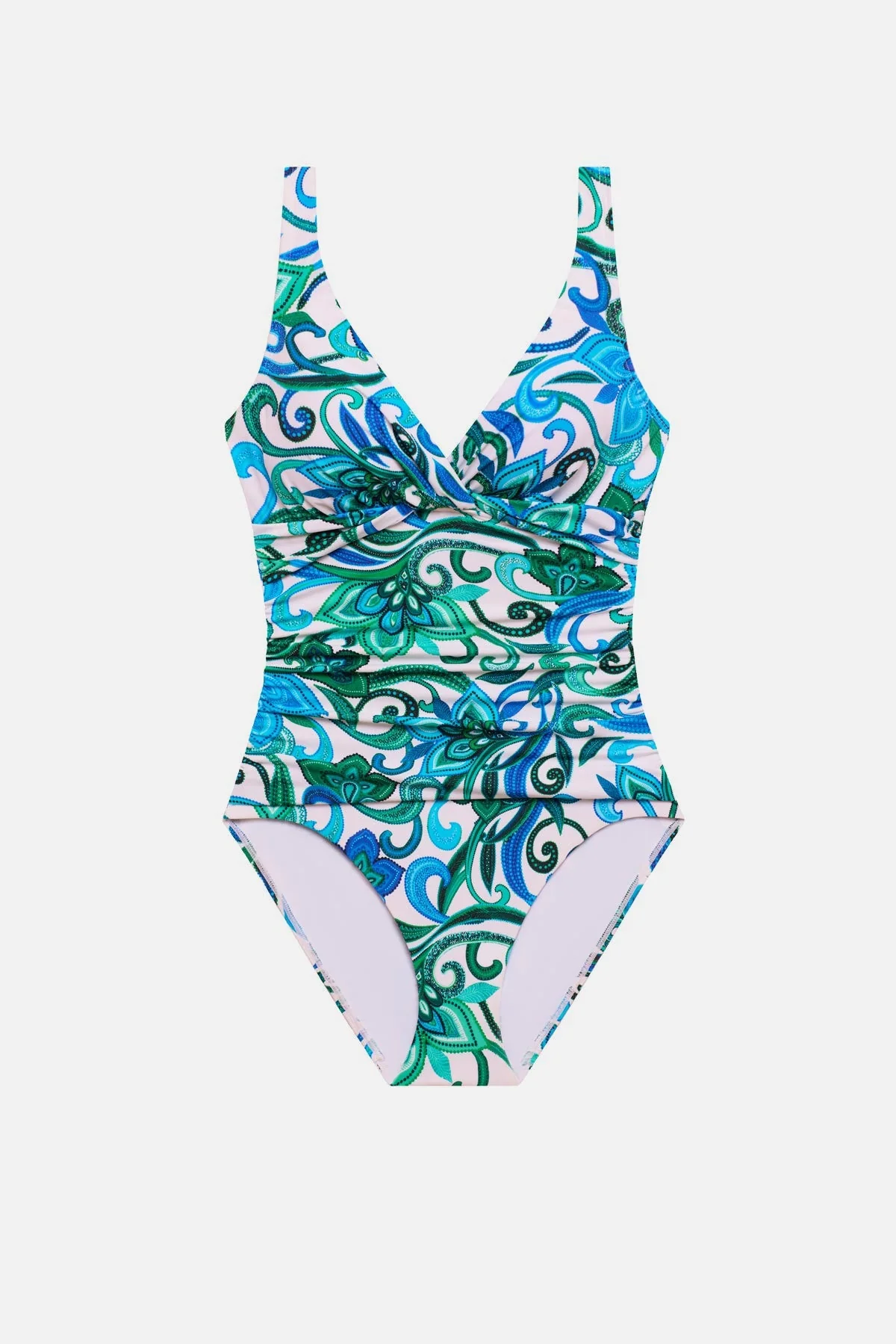 Brynn Twist Underwire One Piece - Imperial Paisley - Image 4