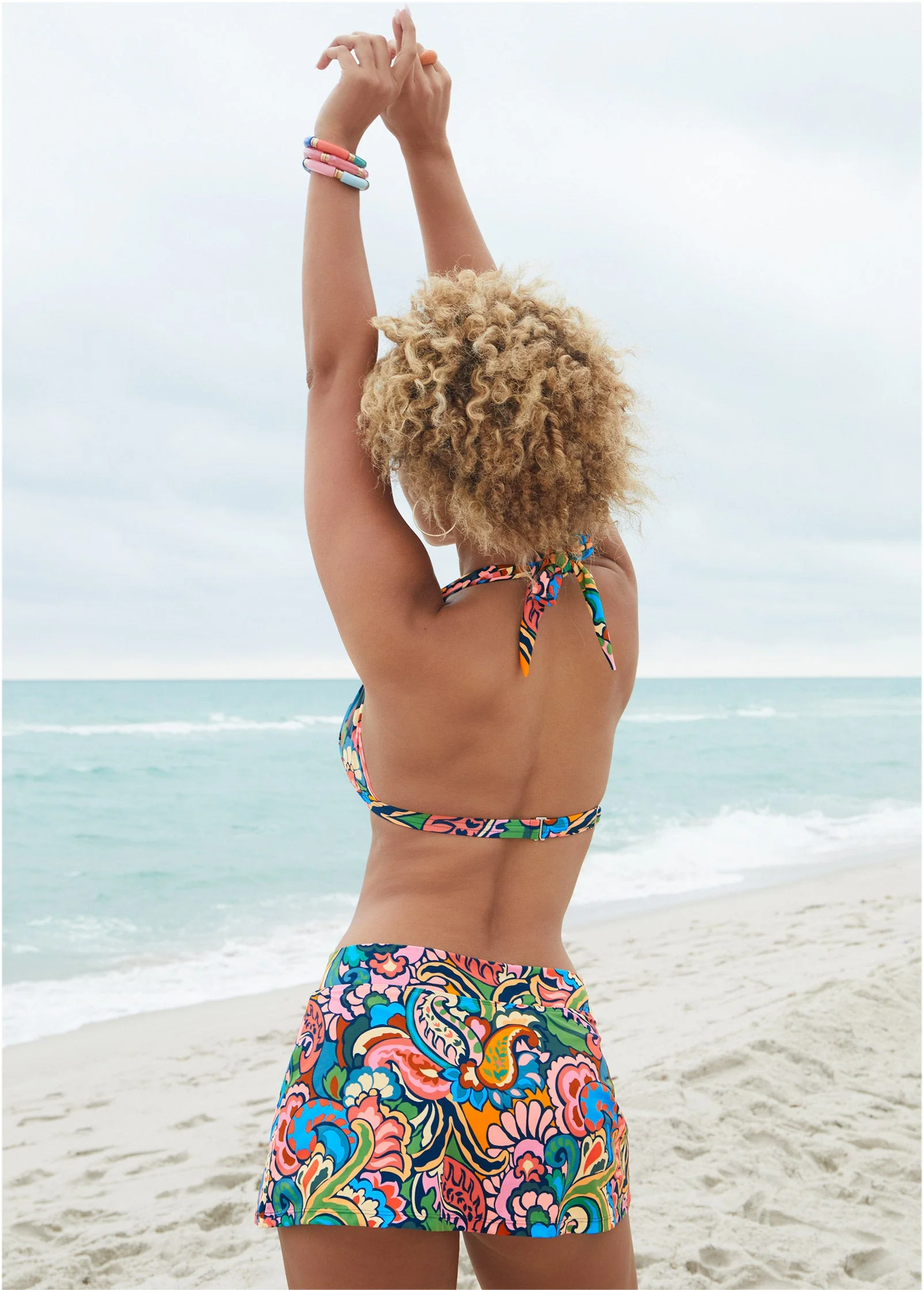 Goddess Push-Up Bikini Top - Fiesta Paisley - Image 3