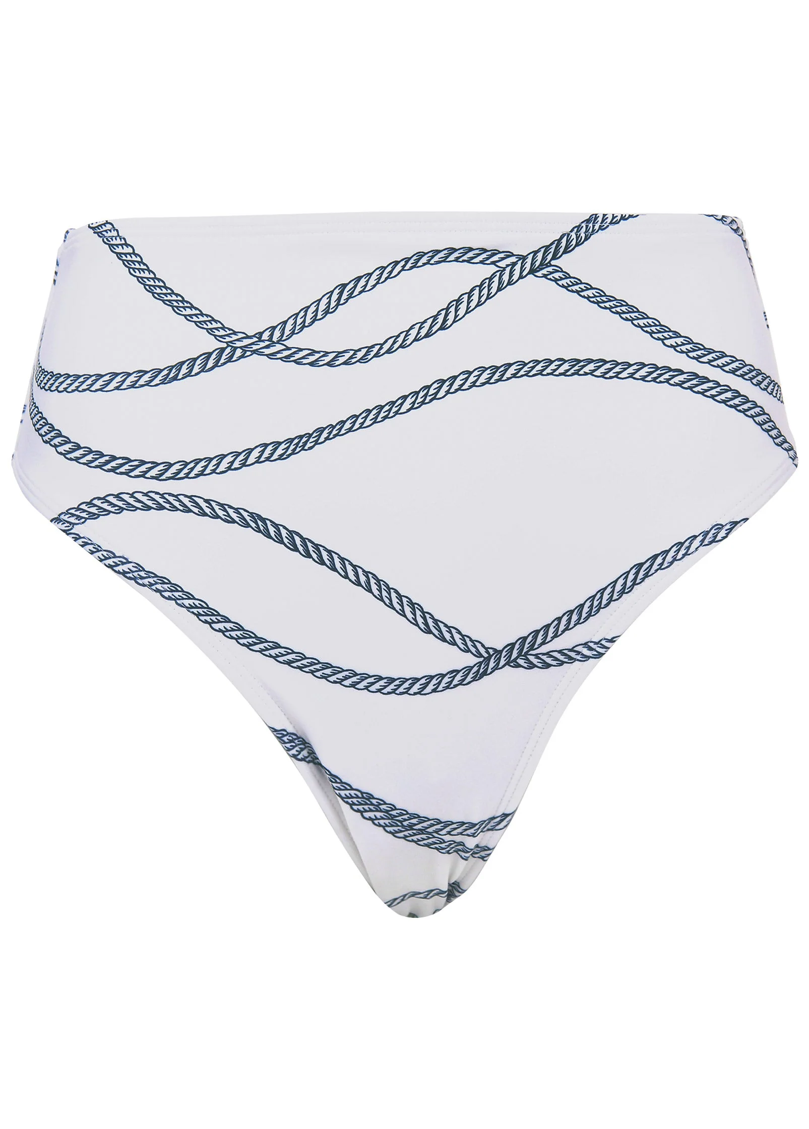 Tahiti Midi Bikini Bottom - Nautical Ropes - Image 3