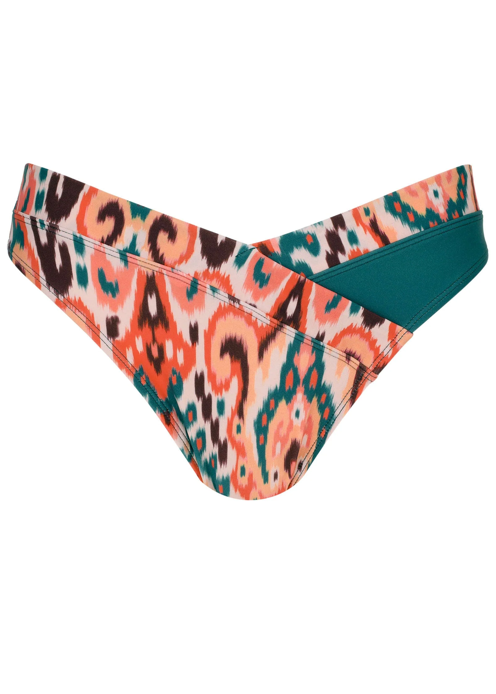 Havana Midi Bikini Bottom - Ikat Chandelier - Image 3
