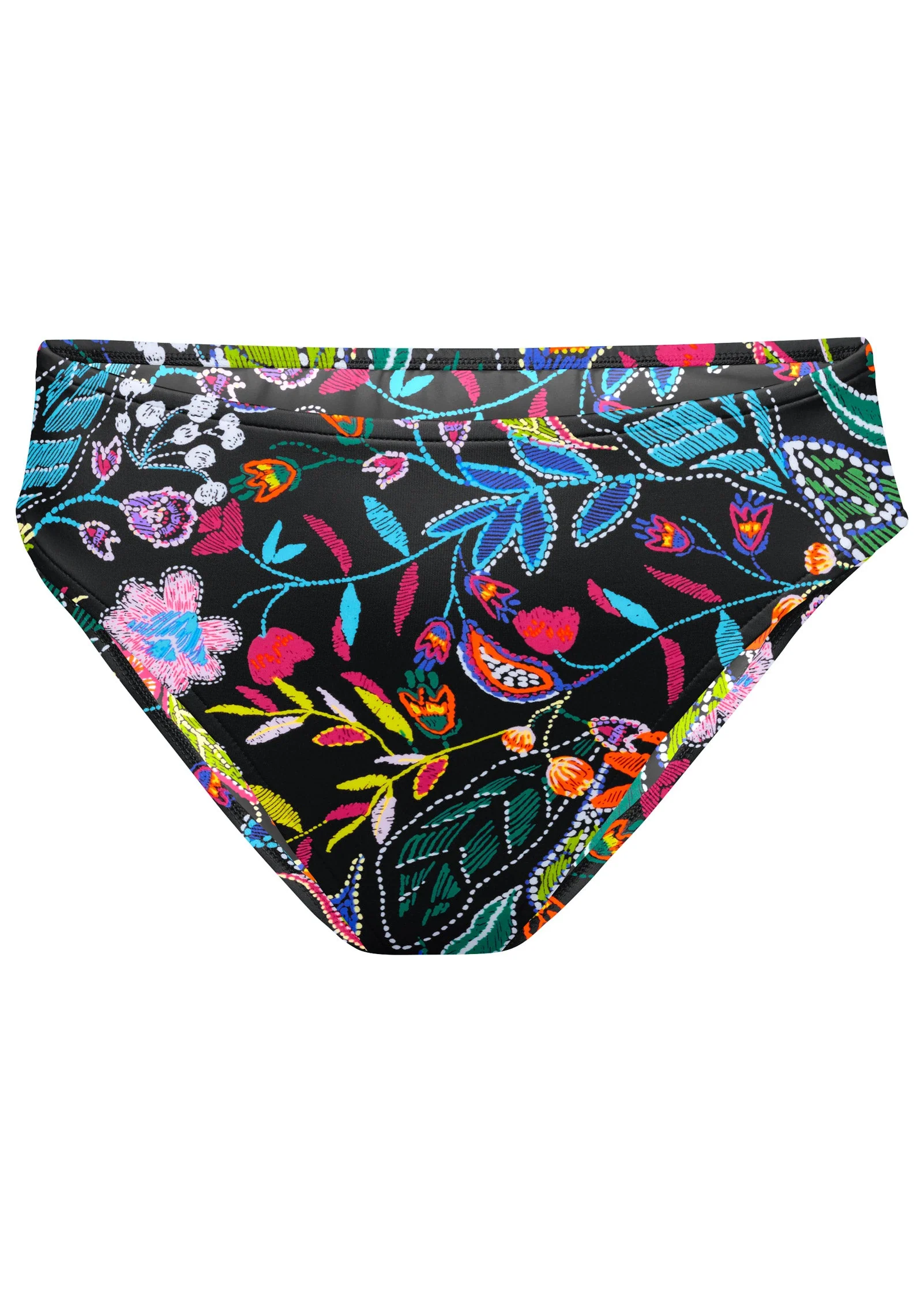 Fiji Moderate Bikini Bottom - Midnight Elegance - Image 3