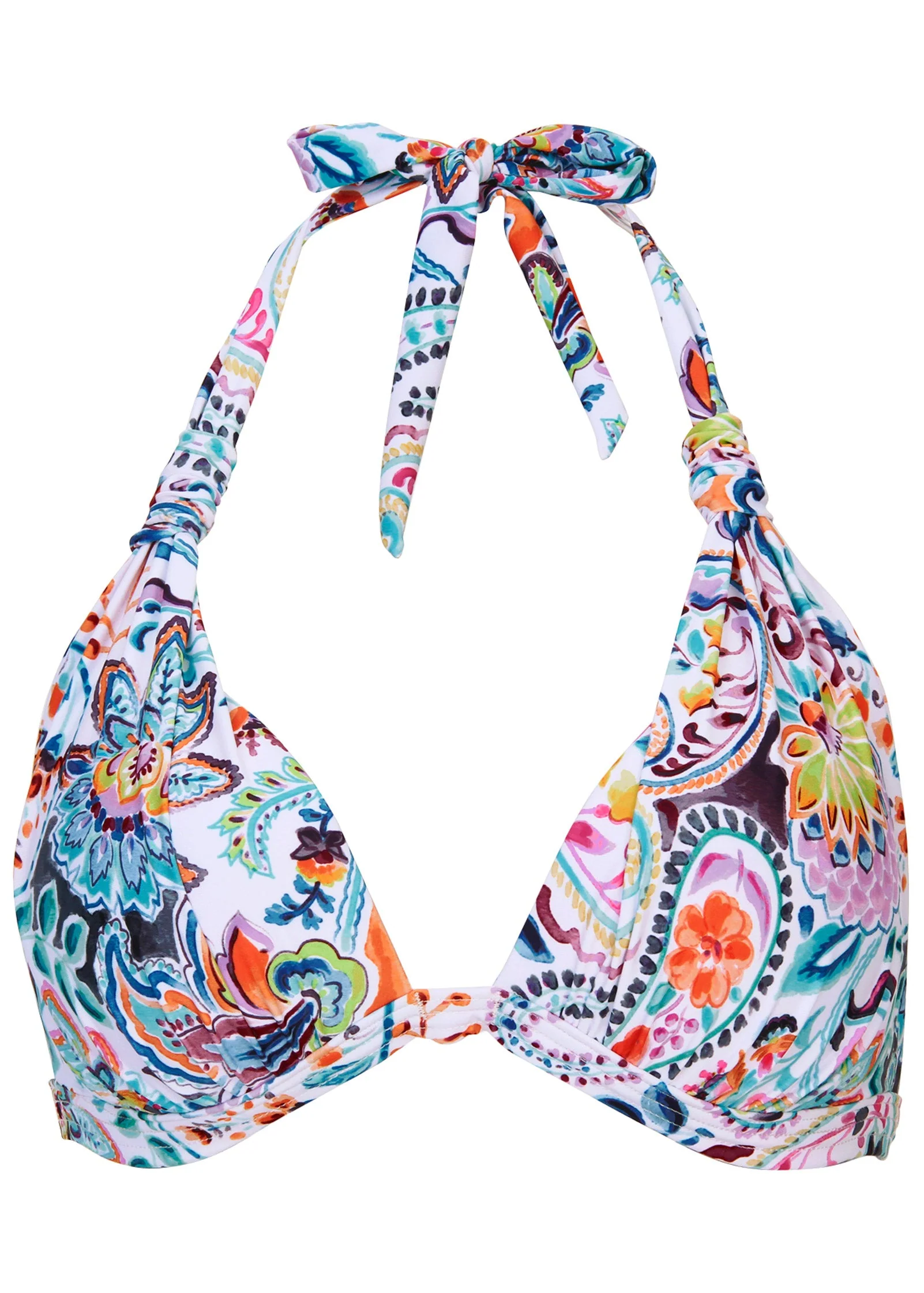Goddess Push-Up Halter Top - Fiesta Floral - Image 4