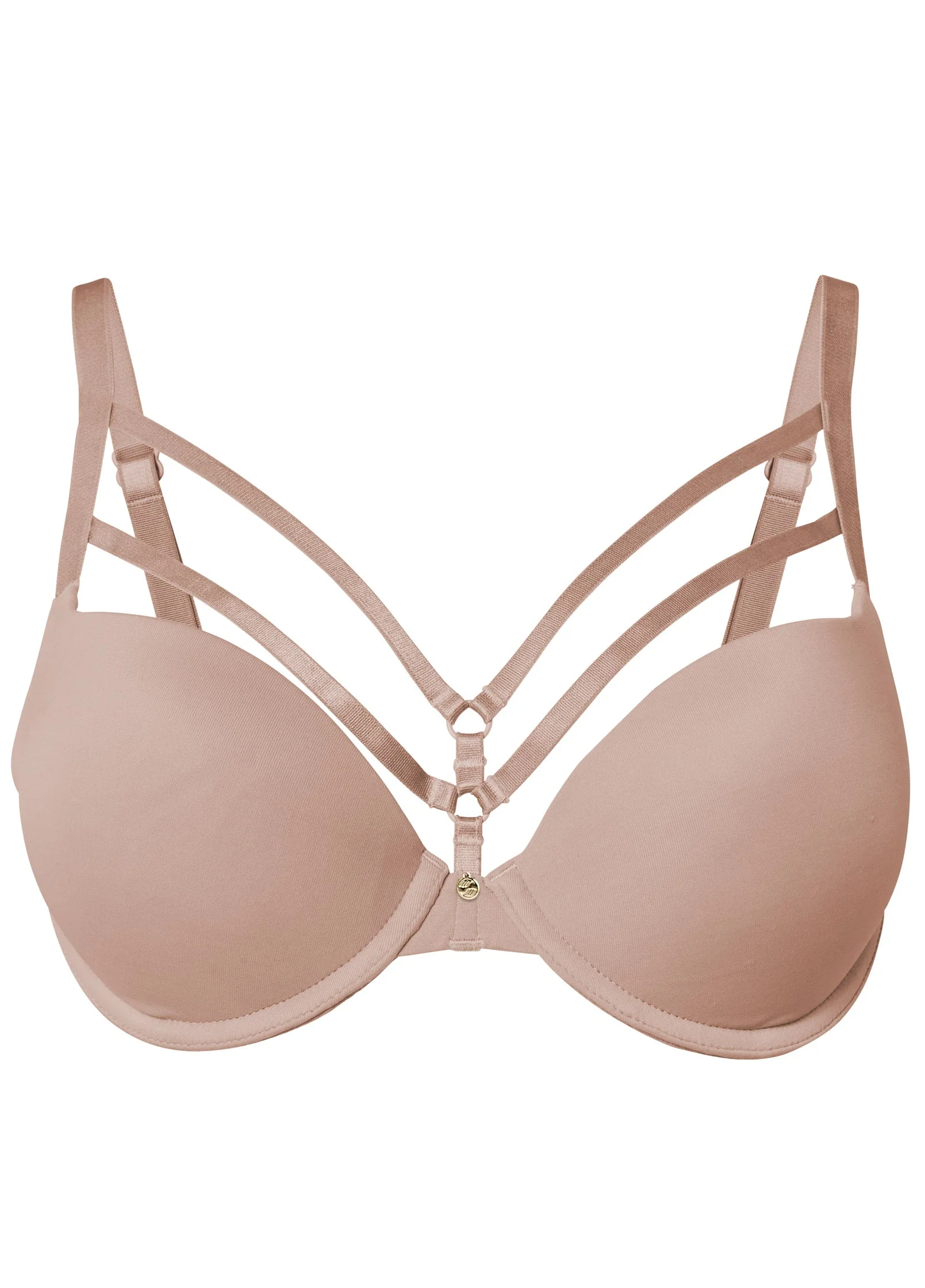 Pearl By VENUS® Strappy Plunge Bra - Sonoran Sand - Image 6