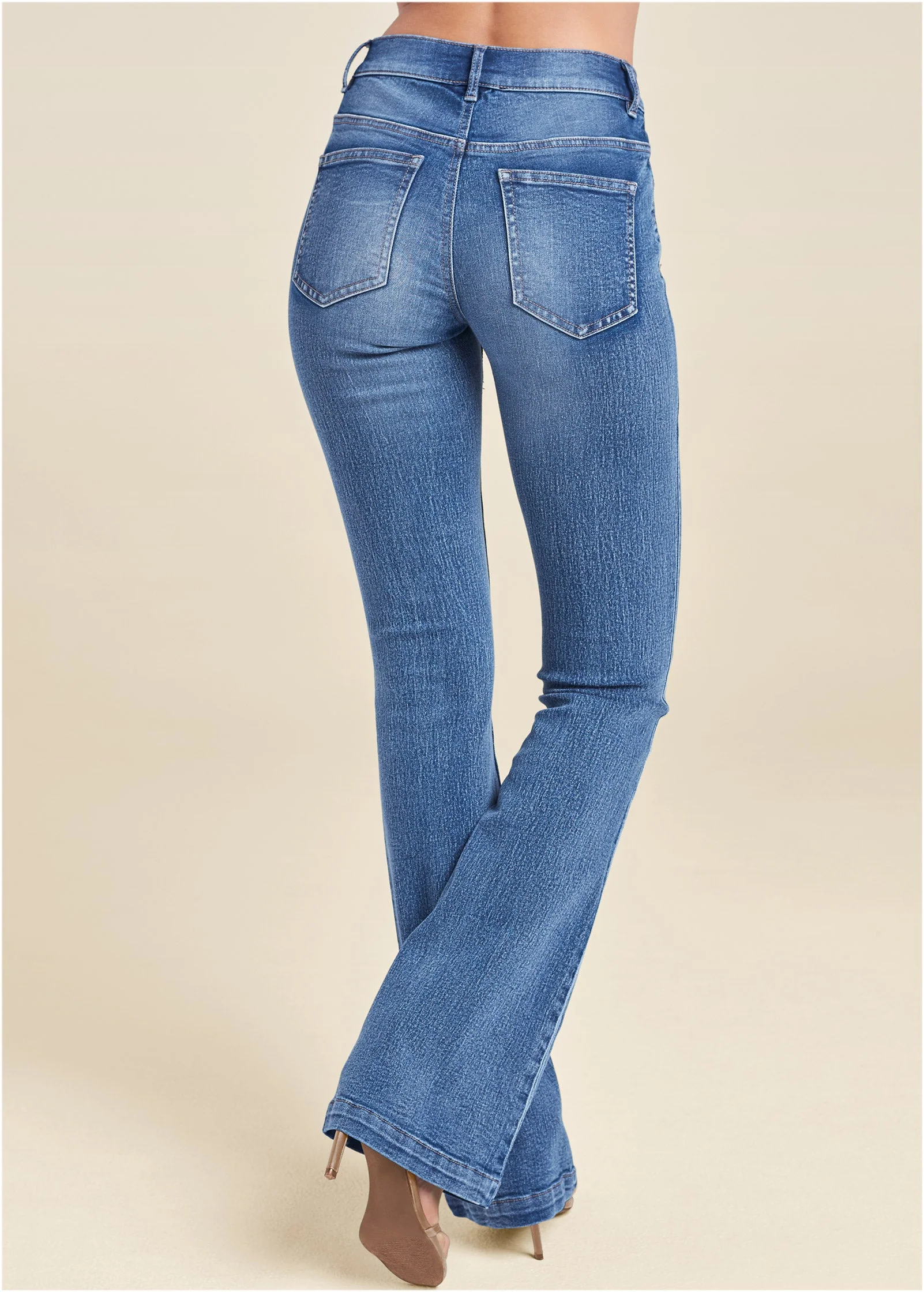 Halle Bootcut Jeans - Medium Wash - Image 3