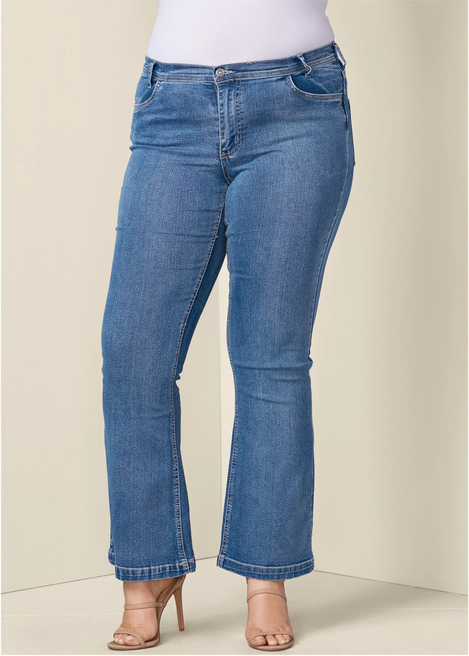 Halle Bootcut Jeans - Medium Wash - Image 7