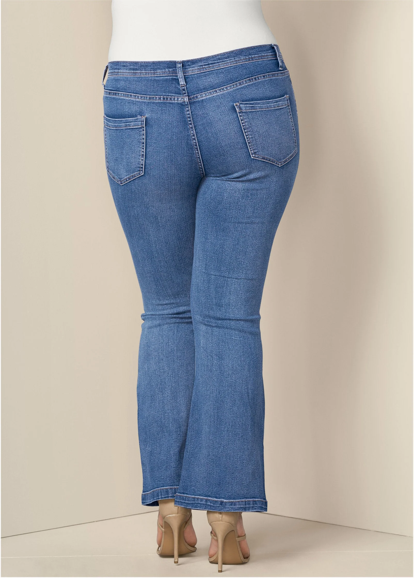 Halle Bootcut Jeans - Medium Wash - Image 8