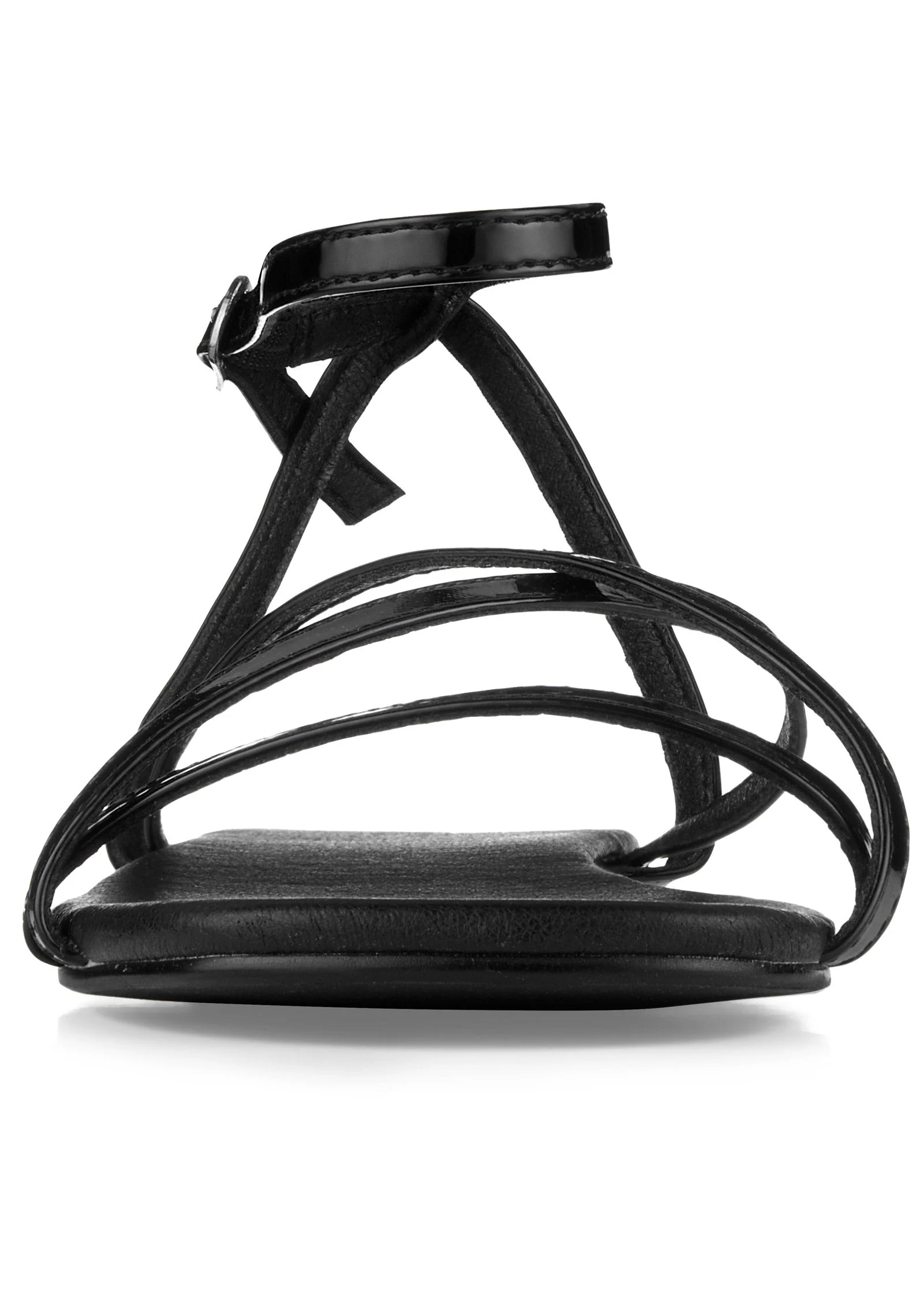 Criss Cross Sandals - Jet Black - Image 3