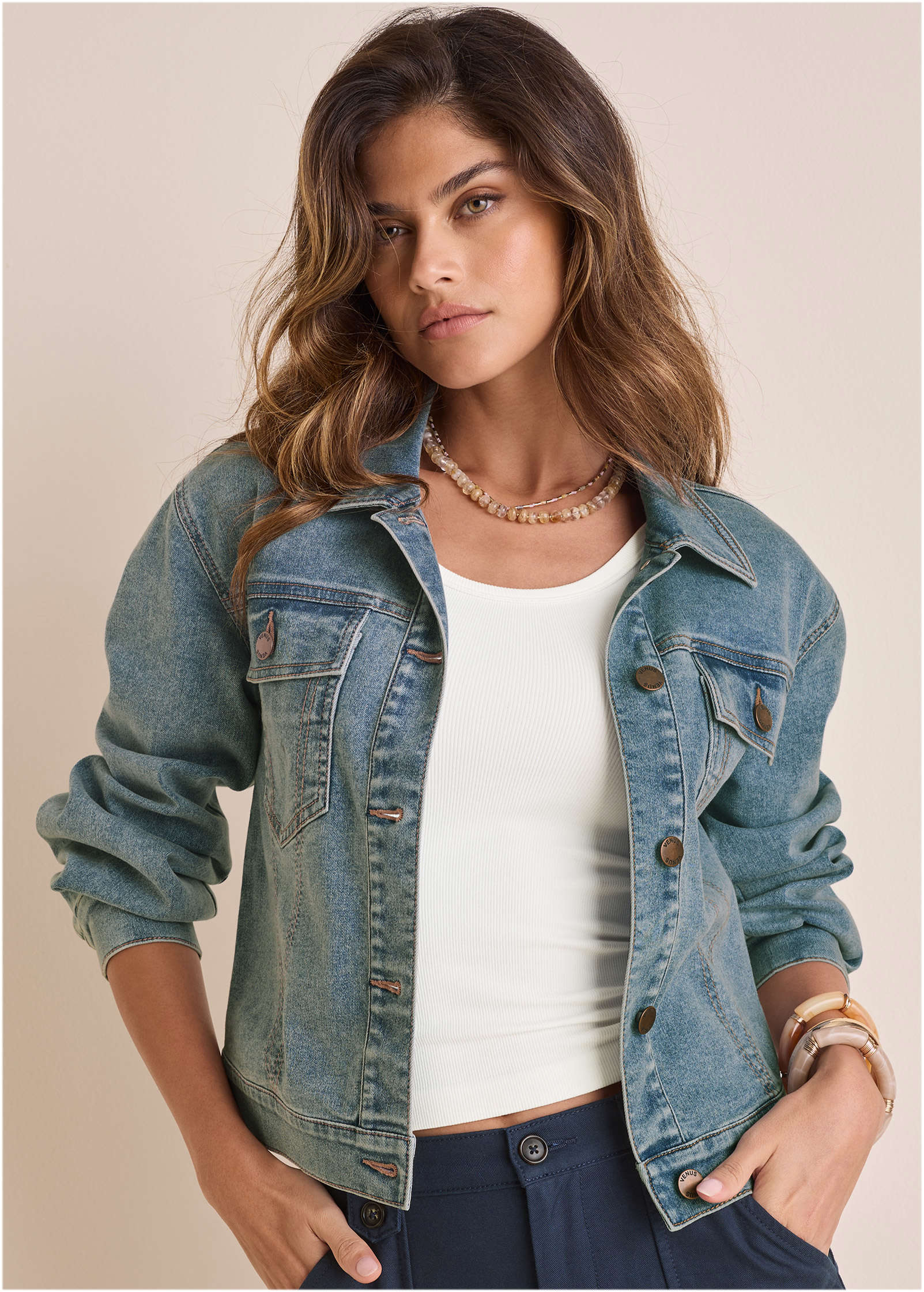Core Denim Jacket - Light Wash