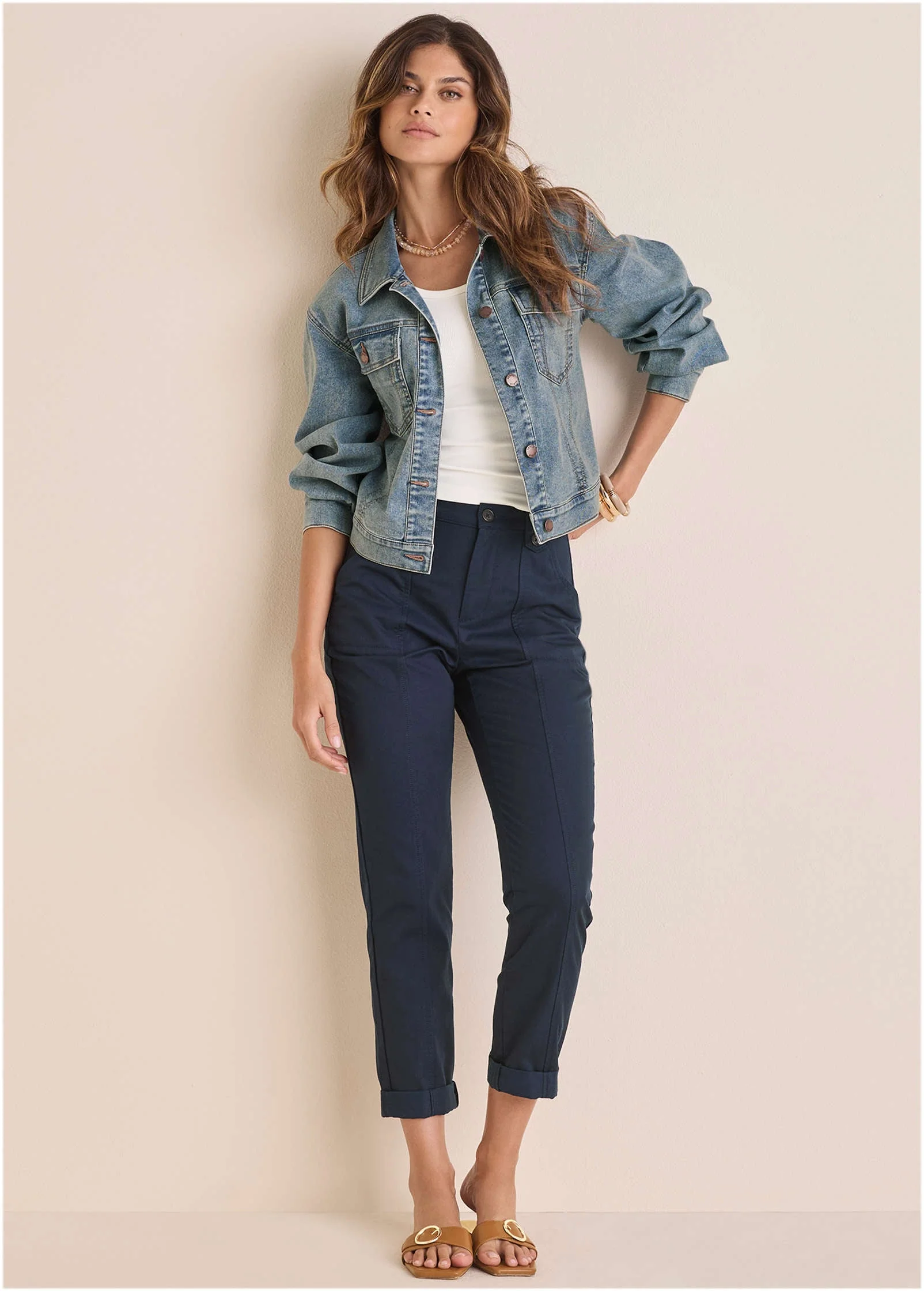 Core Denim Jacket - Light Wash - Image 2