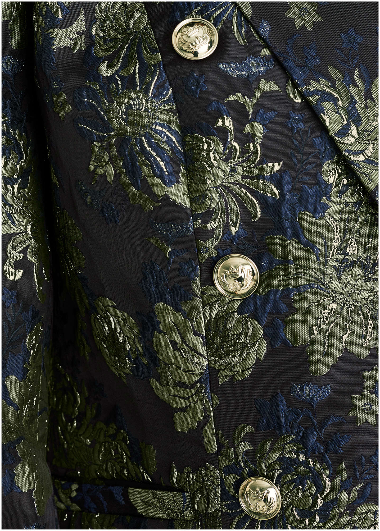 Jacquard Blazer - Navy Combo - Image 3