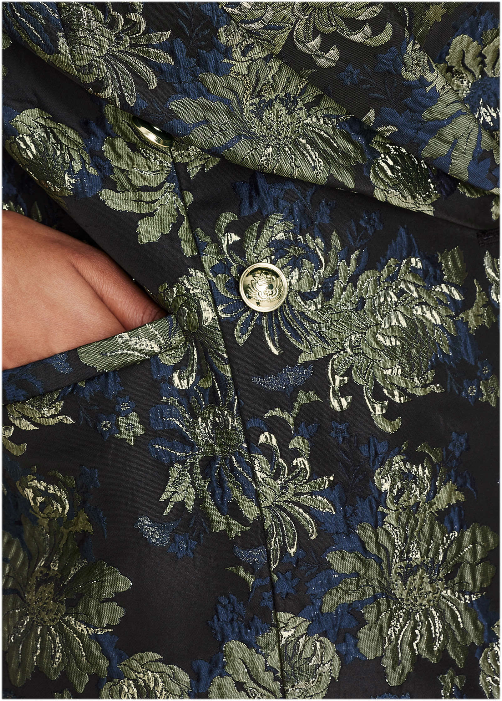 Jacquard Blazer - Navy Combo - Image 6