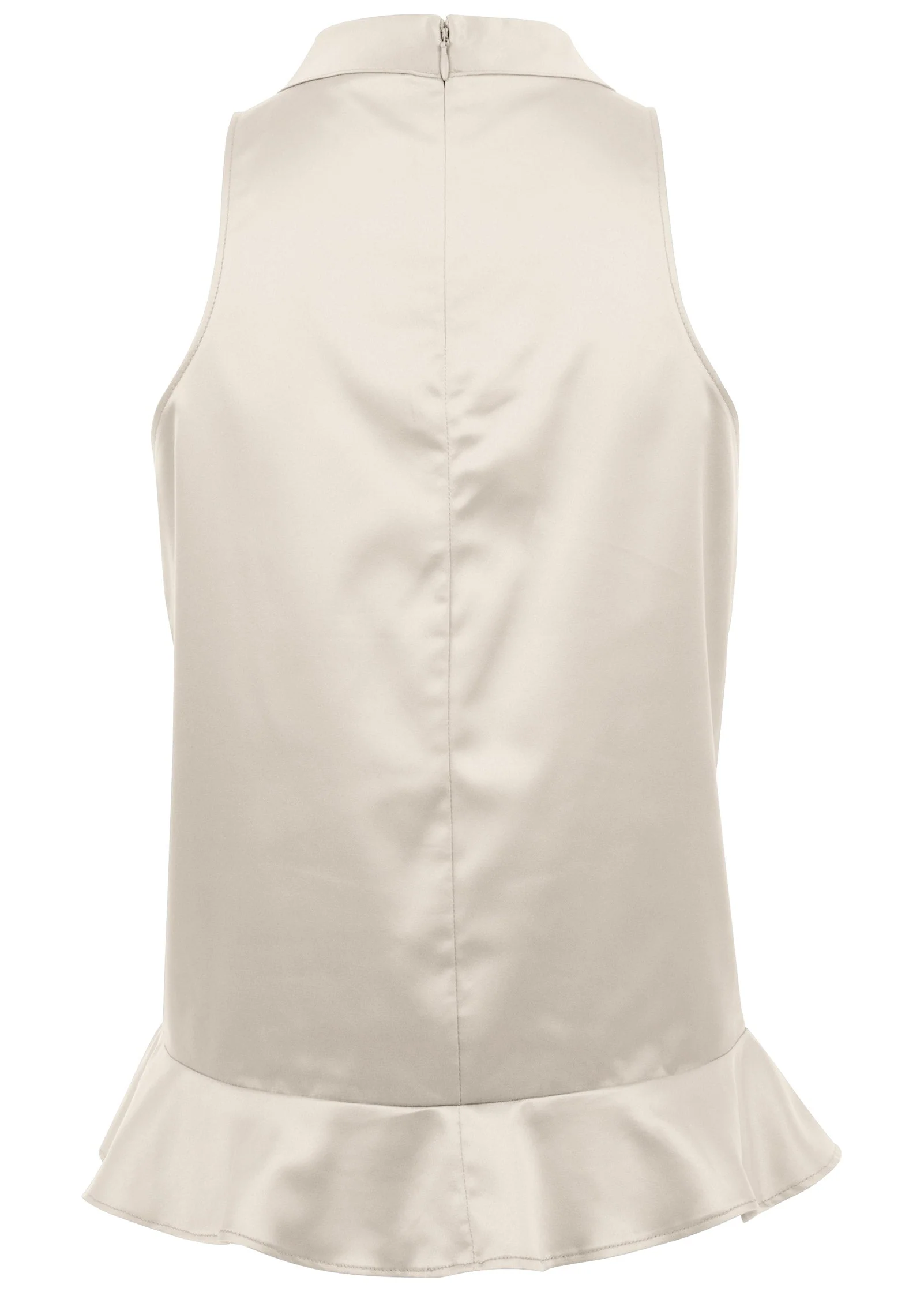 Peplum Top - Off White - Image 4