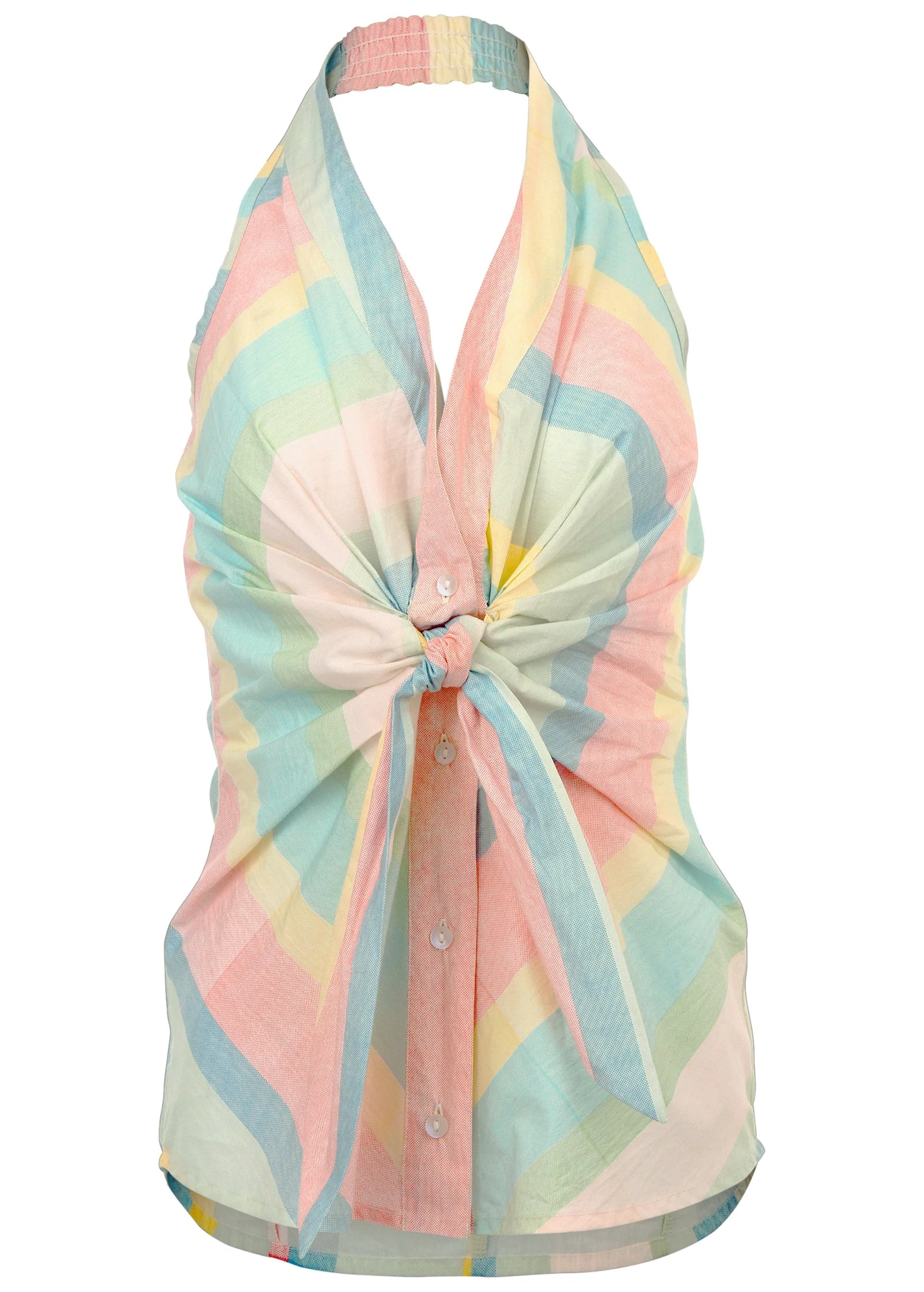 Stripe Halter Top - Boardwalk Stripe - Image 3