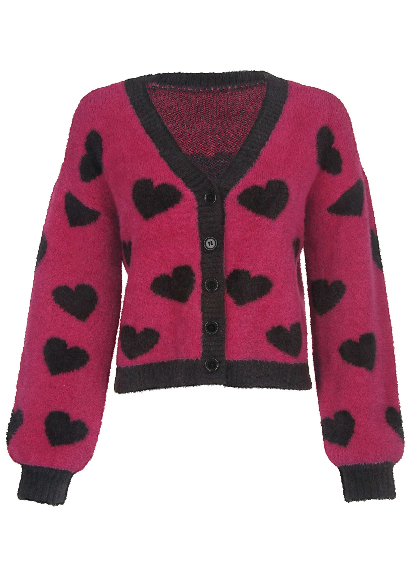Heart Graphic Sweater - Vivacious - Image 5