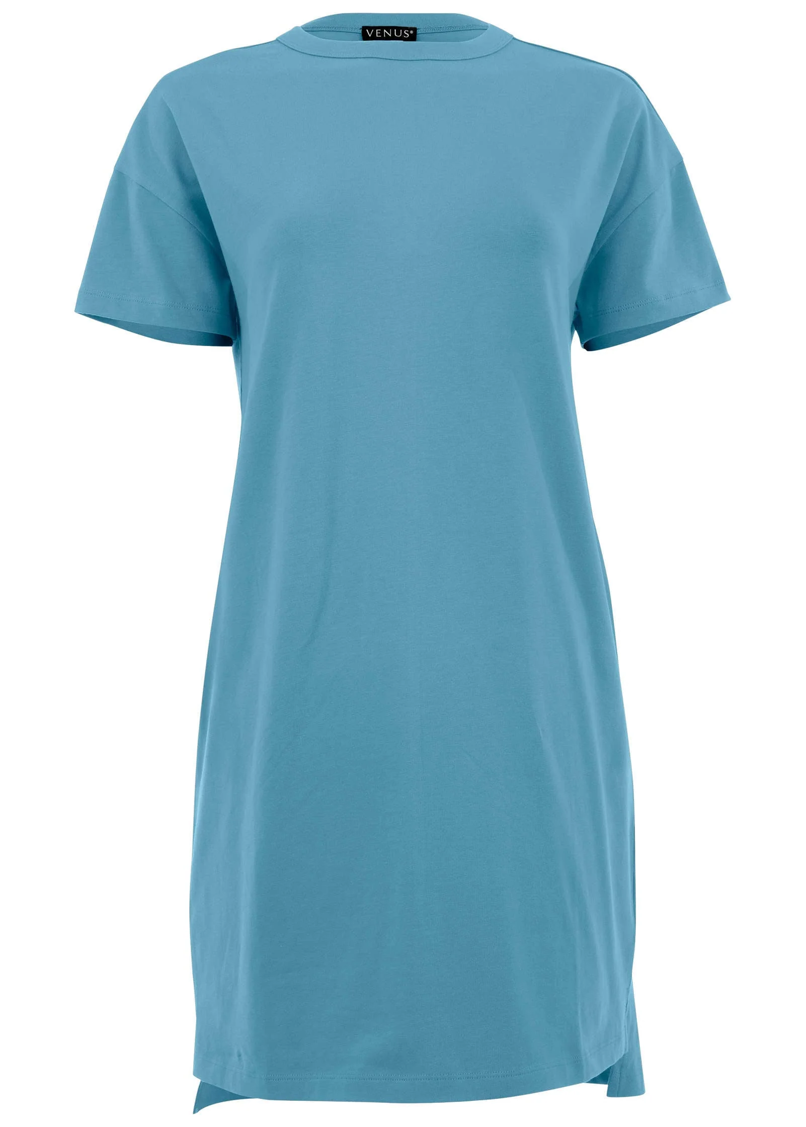 T-Shirt Dress - Blue - Image 3