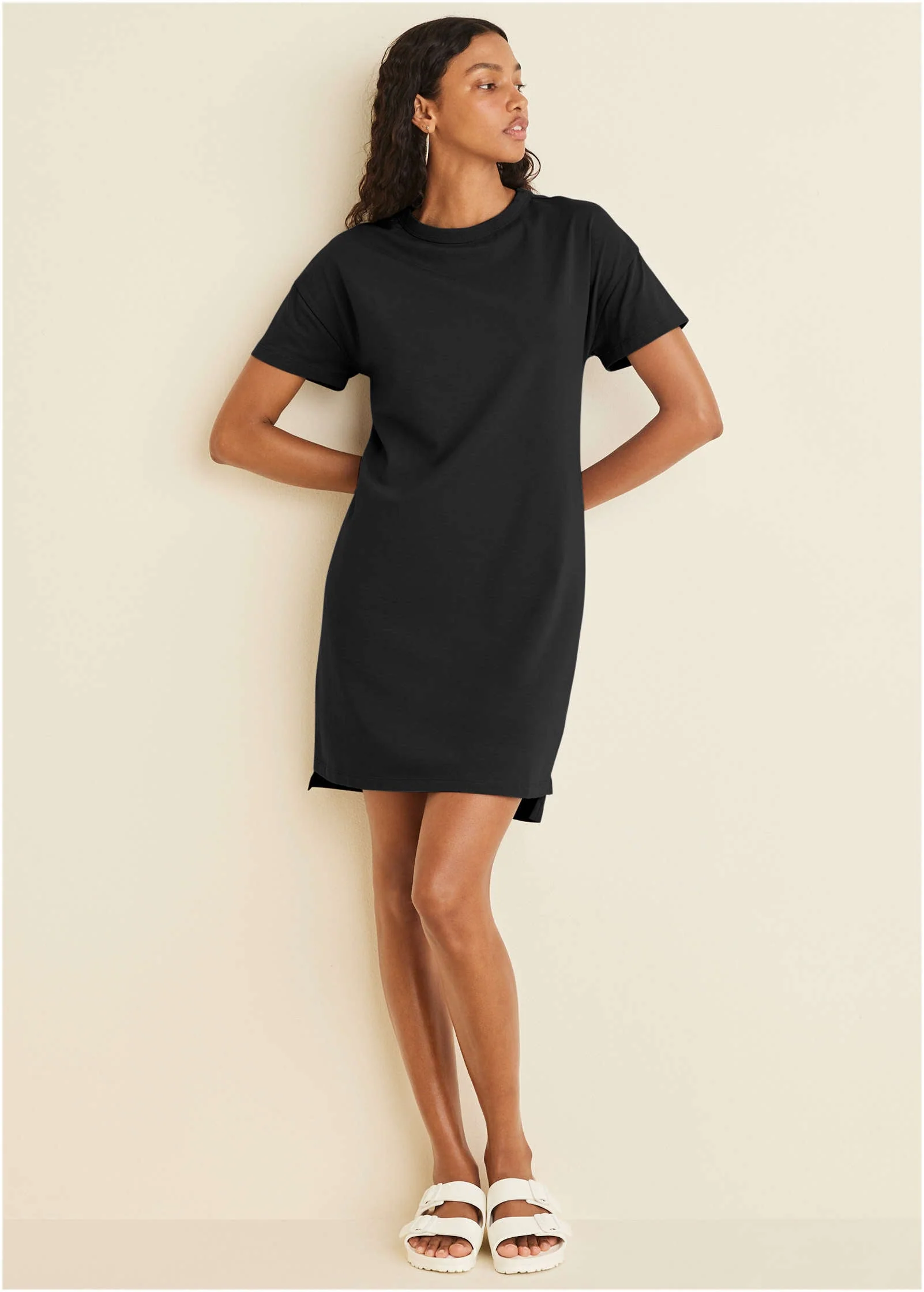 T-Shirt Dress - Jet Black