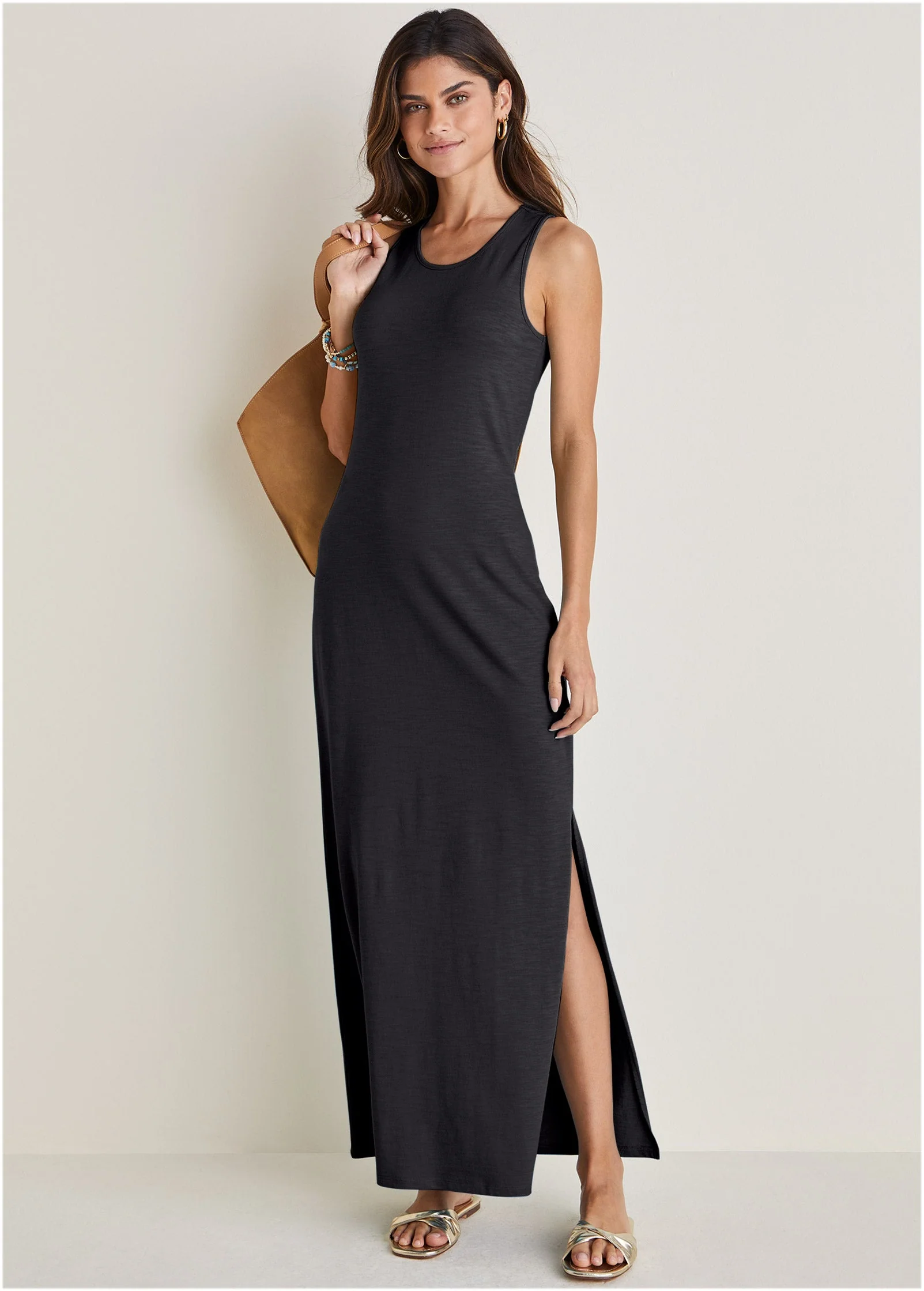 Tank Maxi Dress - Jet Black