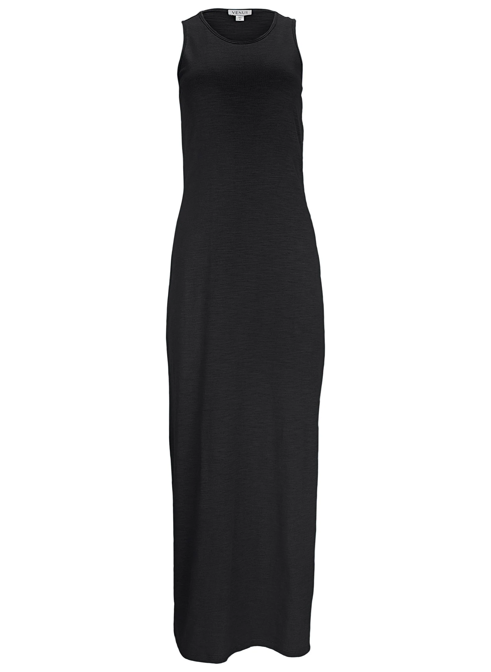 Tank Maxi Dress - Jet Black - Image 3