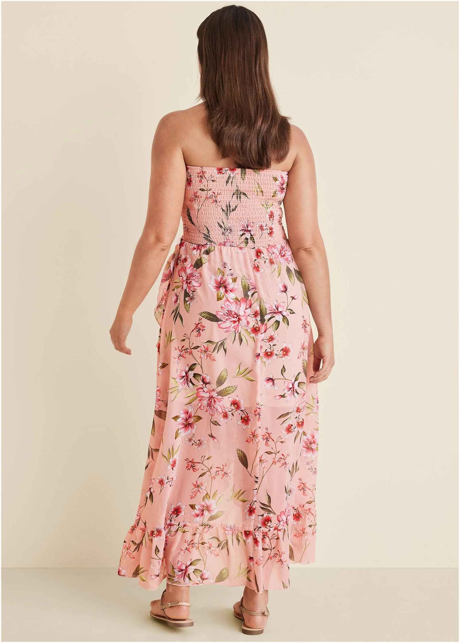 Strapless Ruffle Maxi - Ethereal Floral - Image 6