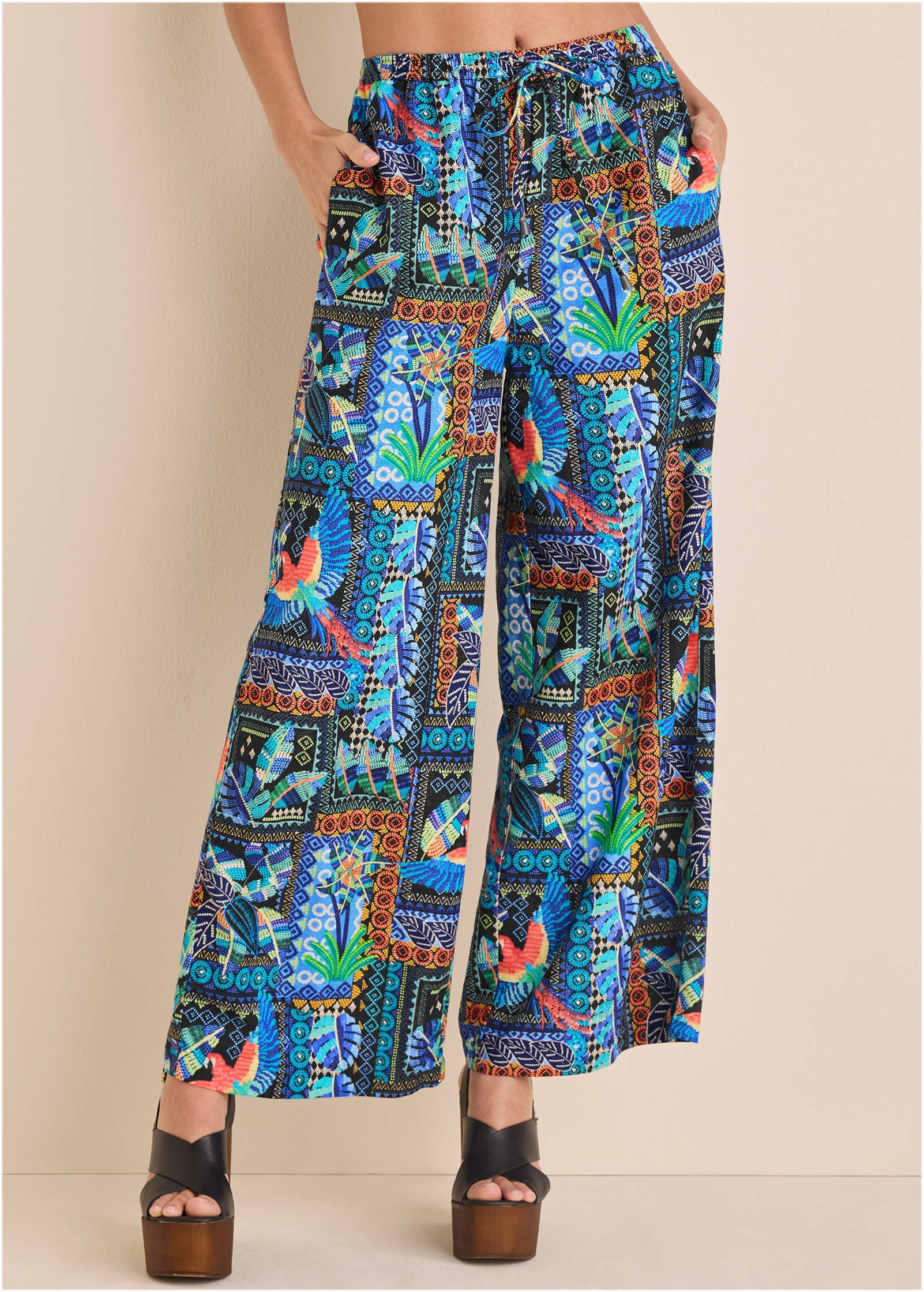 Linen Wide Leg Pant - Market Menagerie - Image 2