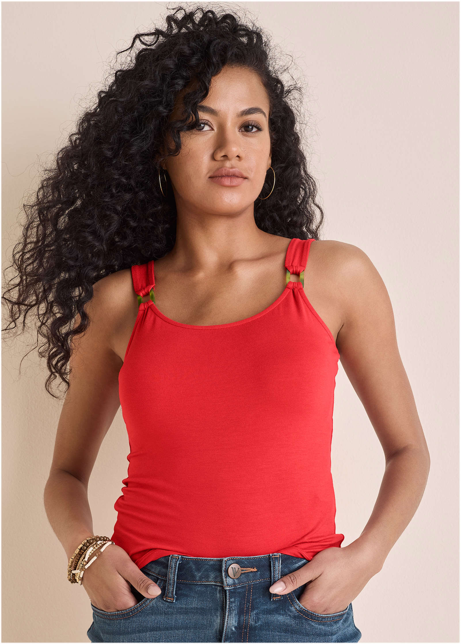 Trim Detail Tank - Rococco Red