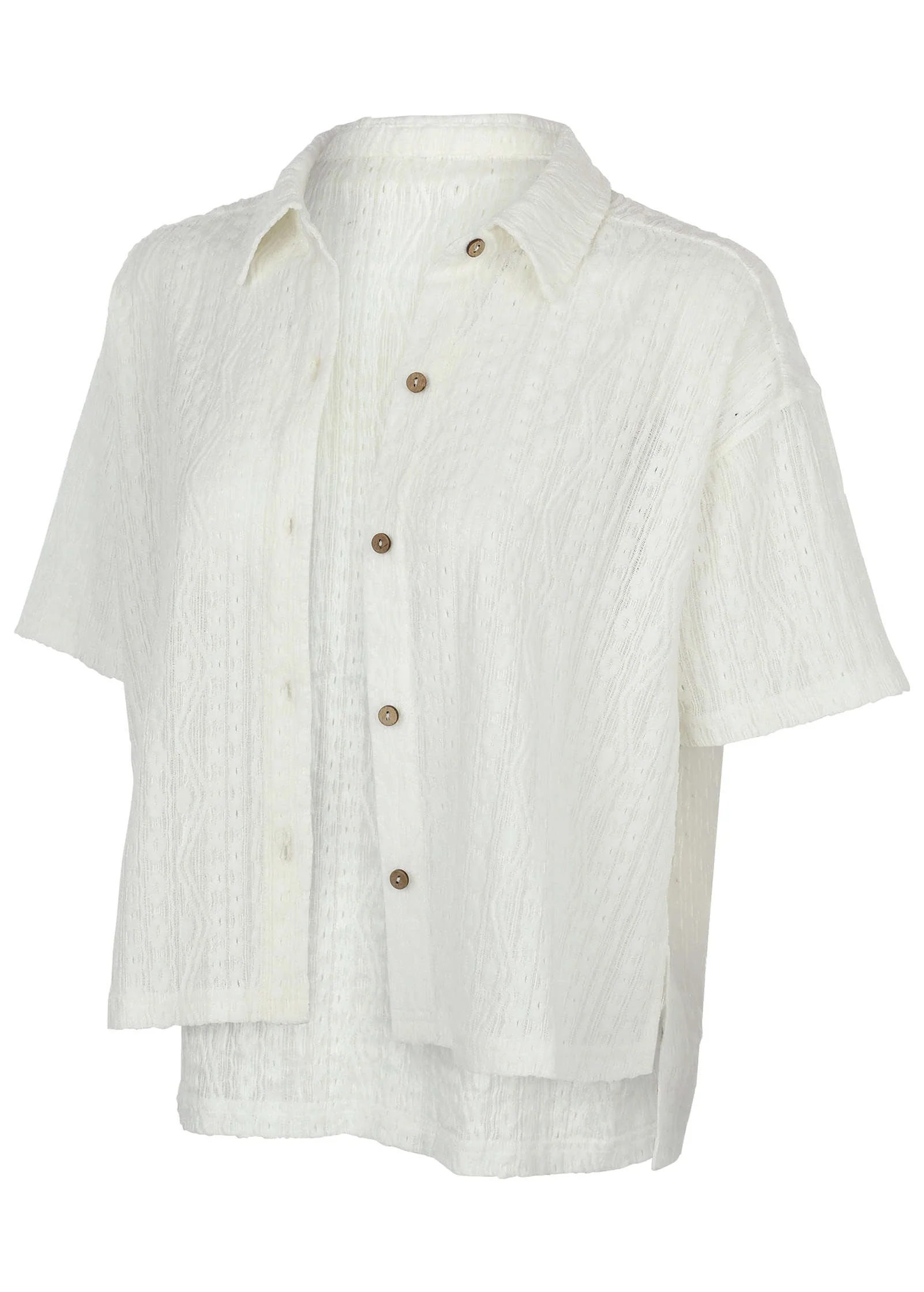 Bahama Knit Shirt - Off White - Image 5