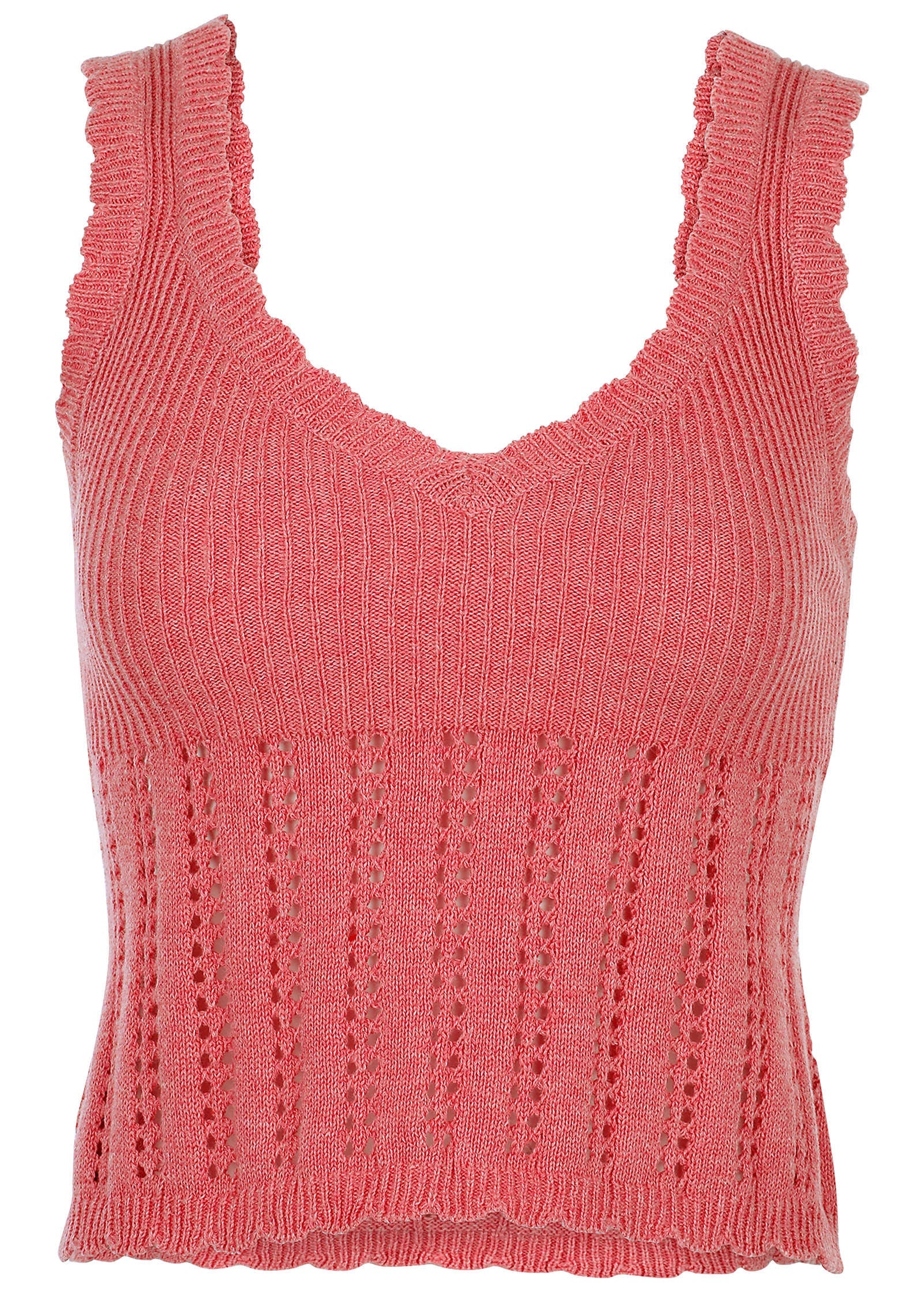 Pointelle Tank - Paradise Pink - Image 5