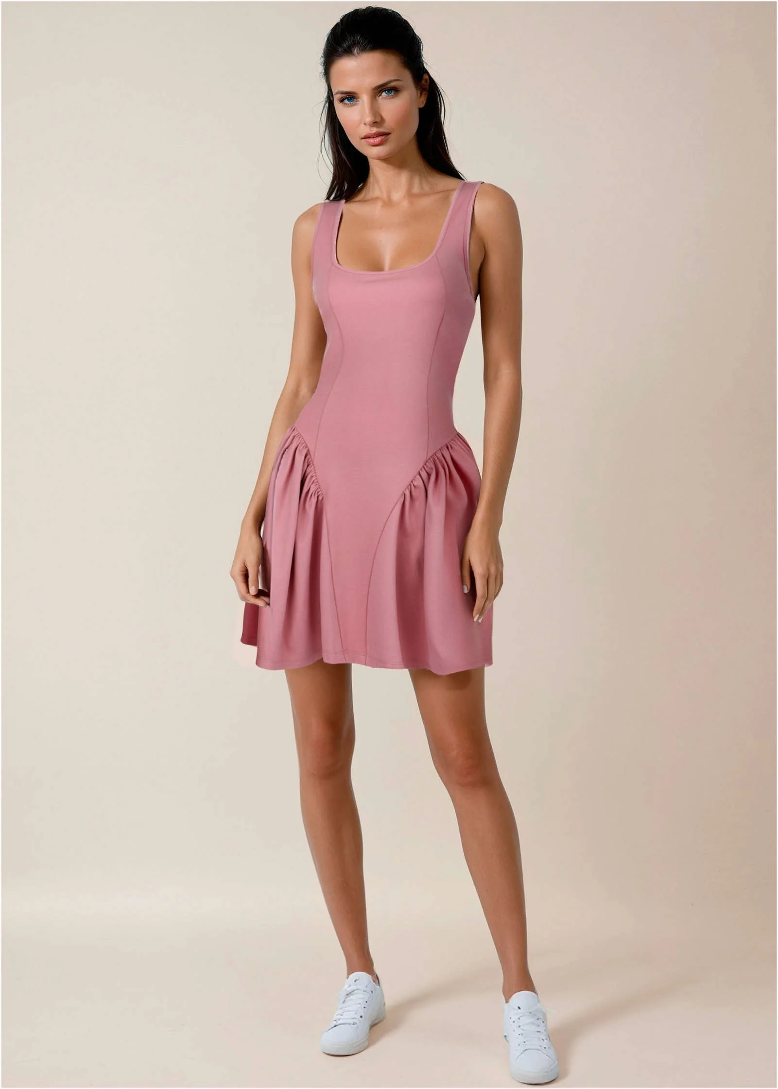 Sleeveless Mini Dress - Polignac - Image 2