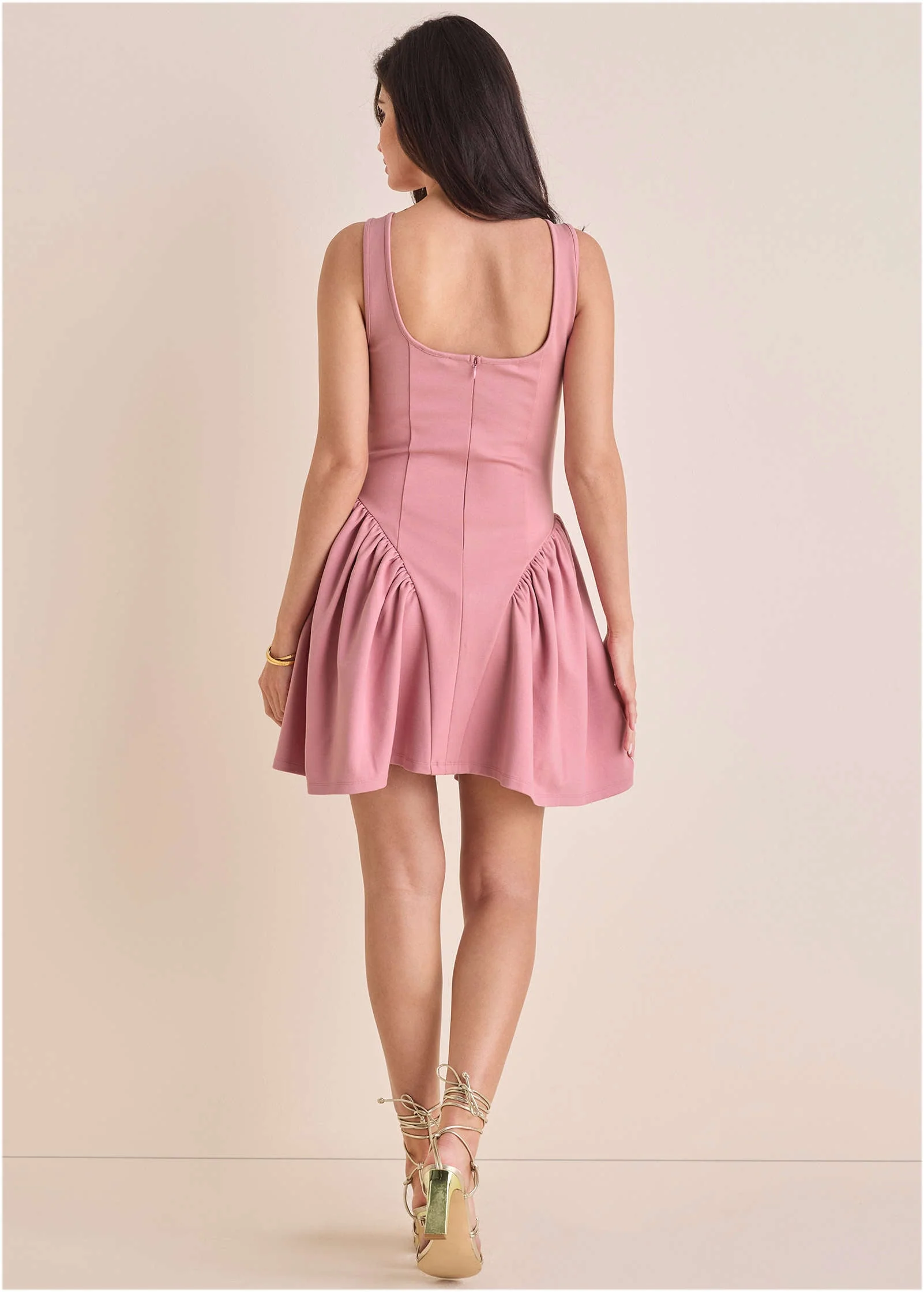 Sleeveless Mini Dress - Polignac - Image 3